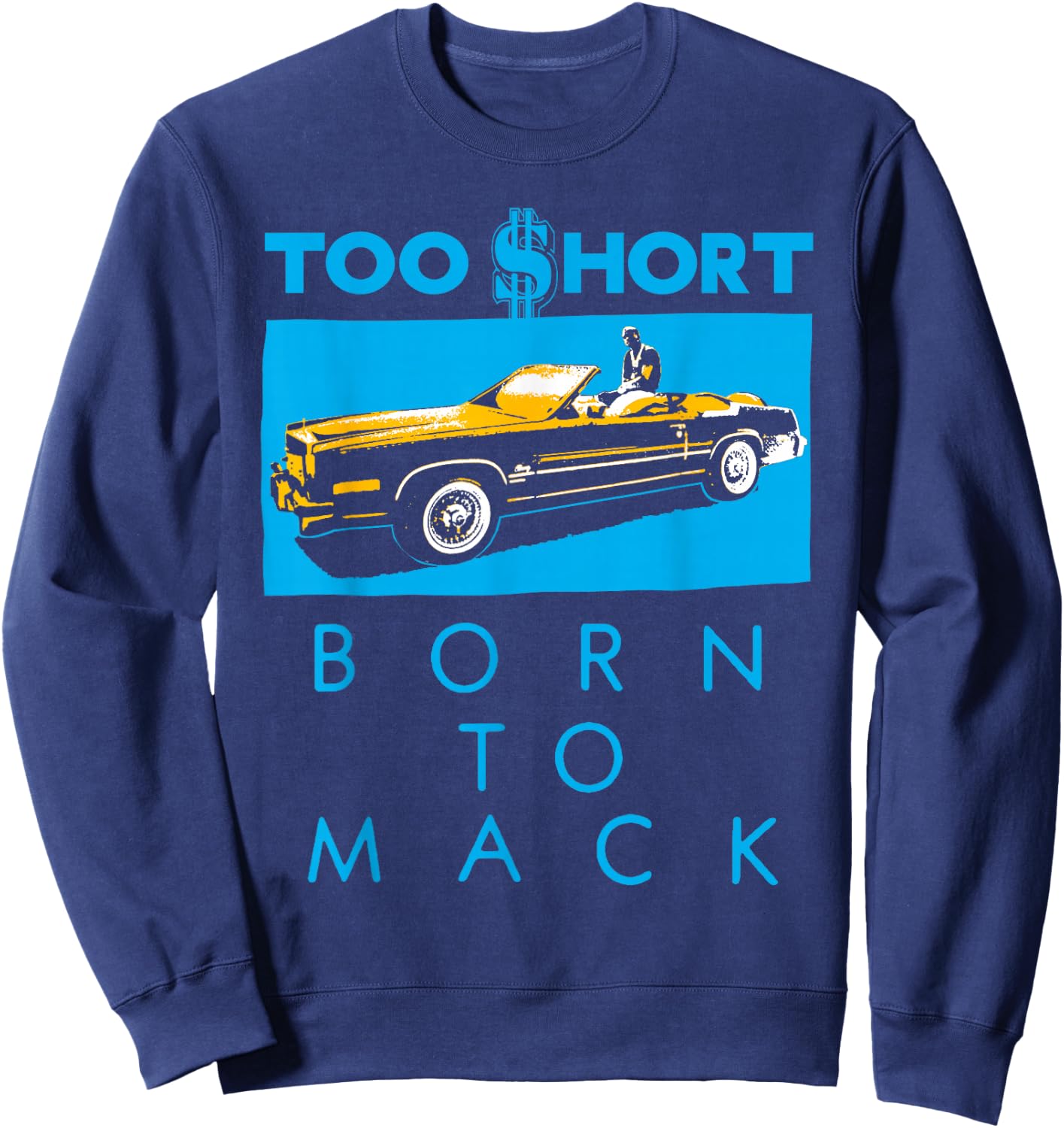 Too Short - Born To Mack Hi Contrast Sweatshirt - Sweatshirt | Navy