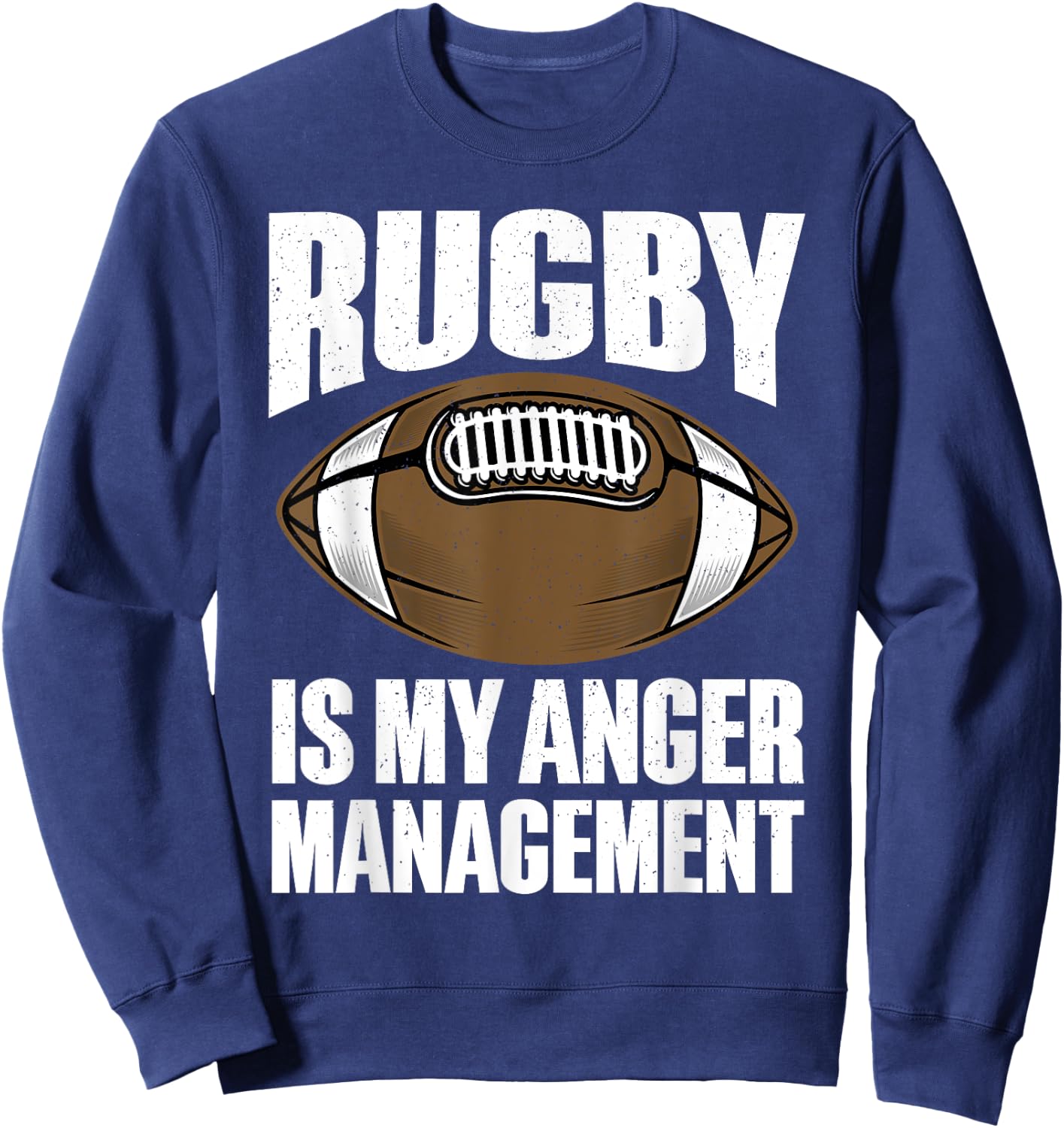 Funny Rugby Design Women Football Sport Rugby Player Sweatshirt - Sweatshirt | Navy