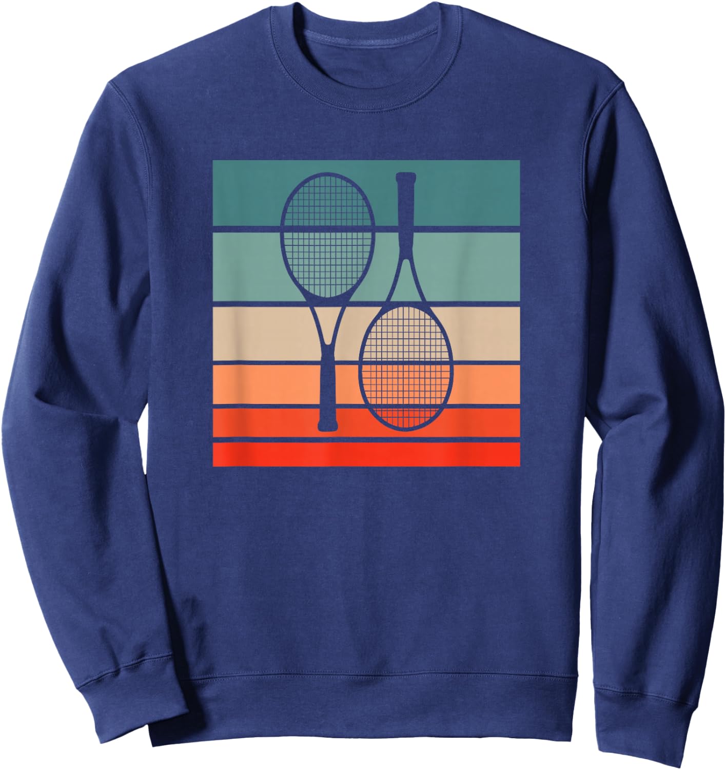 Tennis Retro Style Vintage Sweatshirt - Sweatshirt | Navy