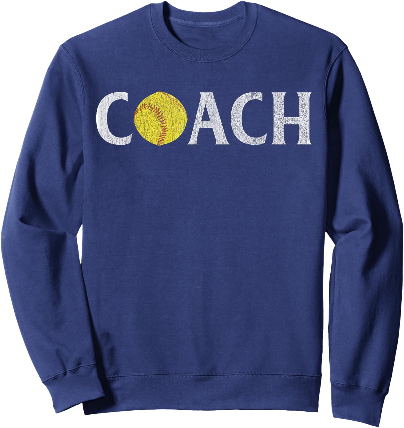 Softball Coach Sweatshirt - Sweatshirt | Navy