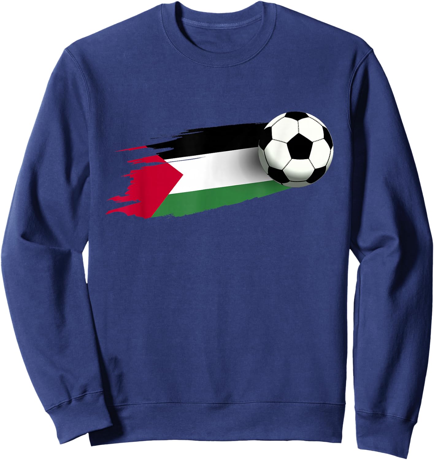 Palestine Flag Jersey Palestine Soccer Team Palestine Sweatshirt - Sweatshirt | Navy