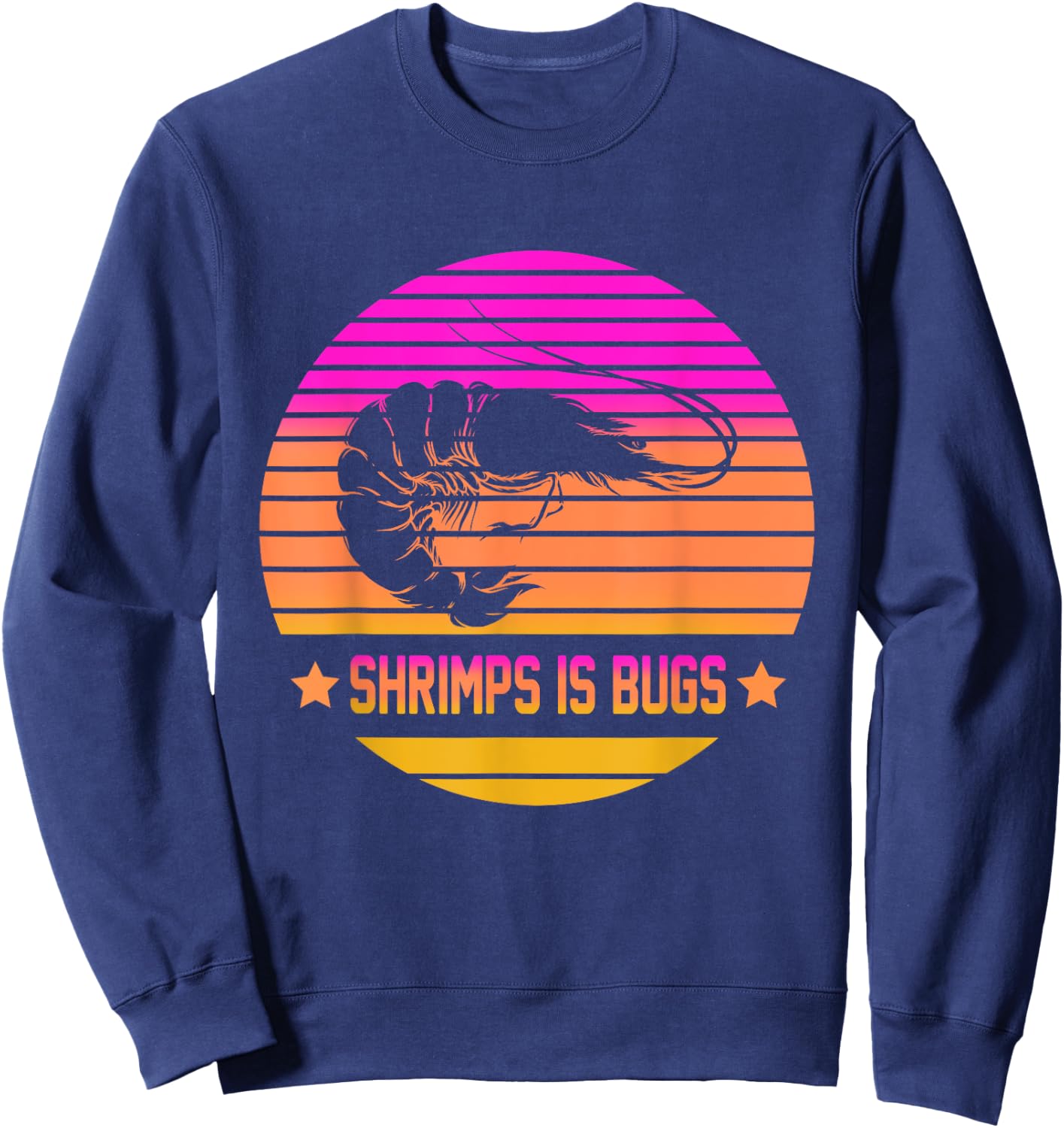 Shrimps Is Bugs Apparel Sweatshirt - Sweatshirt | Navy