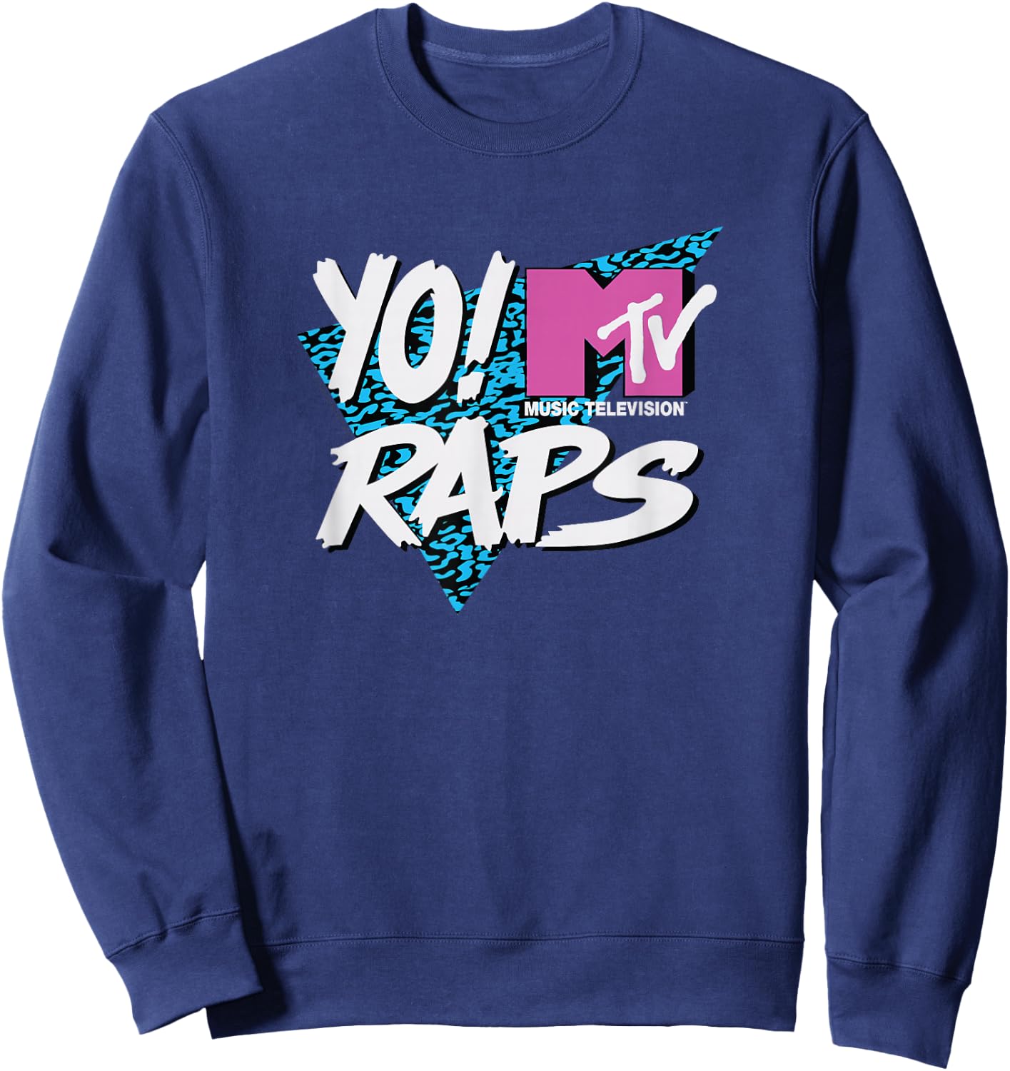 Yo! MTV Raps - MTV Raps Art Sweatshirt - Sweatshirt | Navy