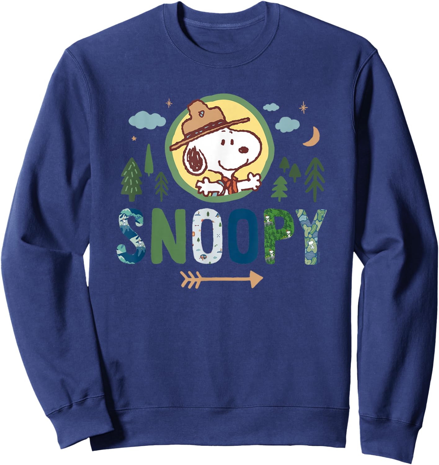 Peanuts - Ranger Snoopy Sweatshirt - Sweatshirt | Navy
