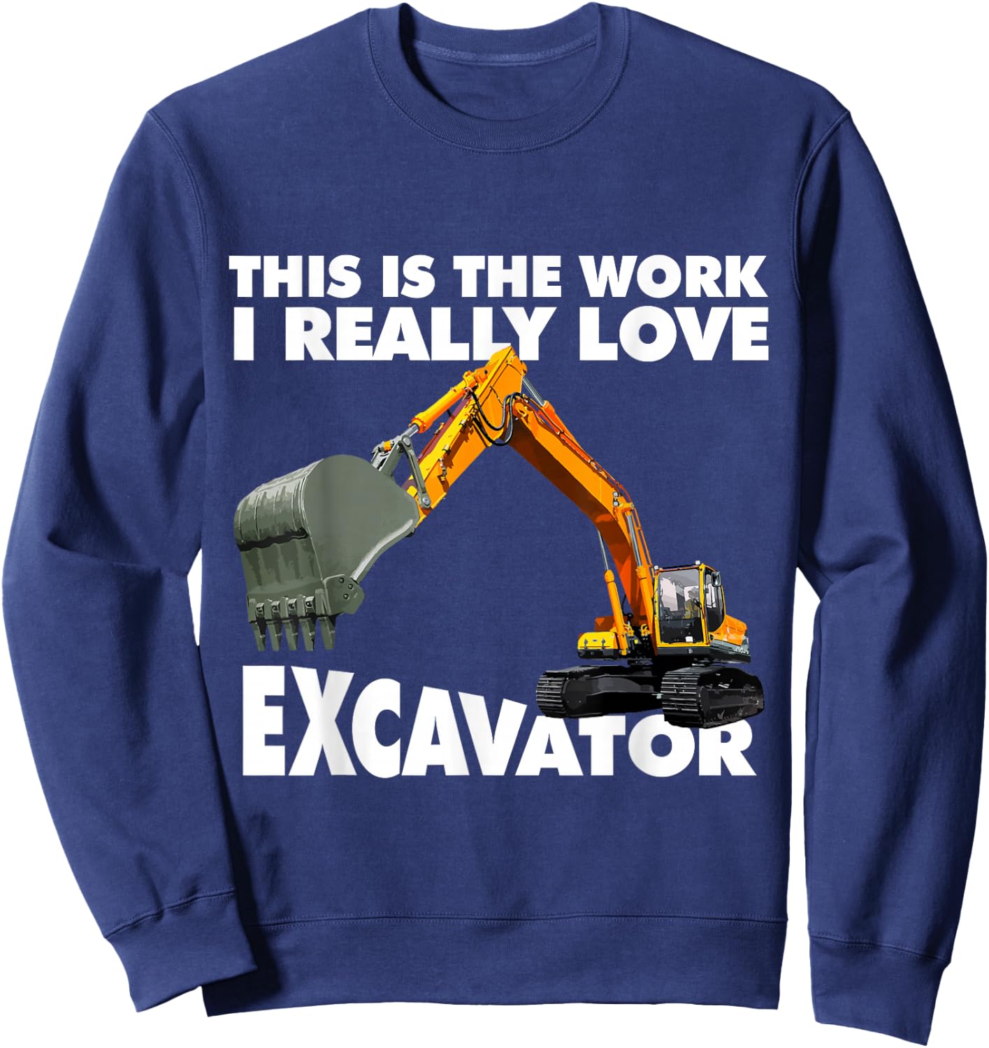 Excavator Sweatshirt - Sweatshirt | Navy