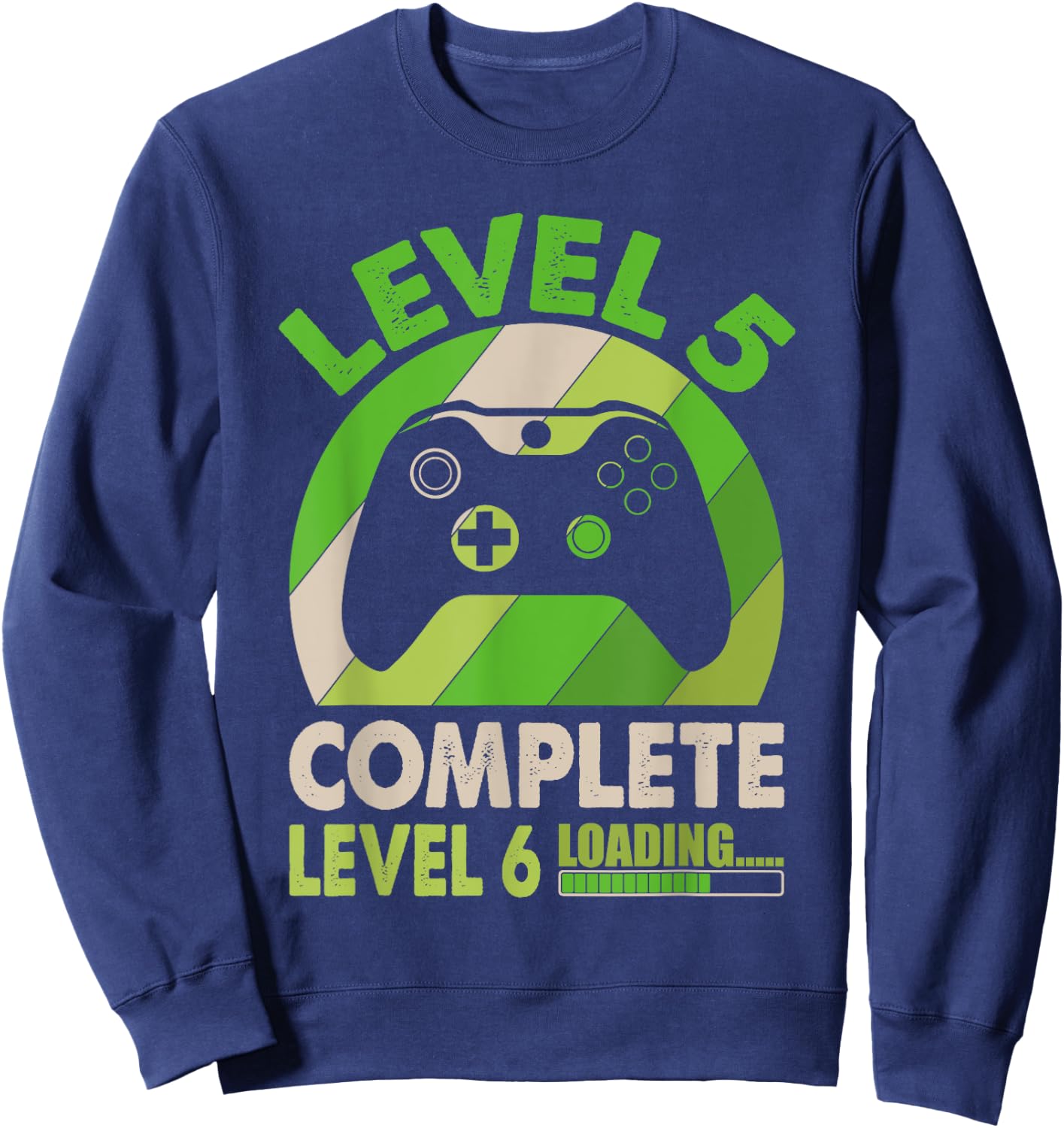 Level 5 Complete Level 6 Loading - 5th Wedding Anniversary Sweatshirt - Sweatshirt | Navy