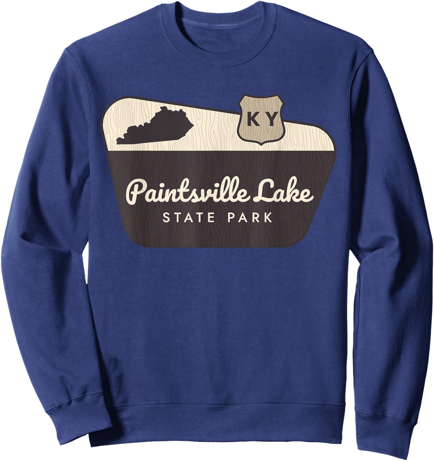 Paintsville Lake State Park Kentucky Welcome Sign Vacation Sweatshirt - Sweatshirt | Navy