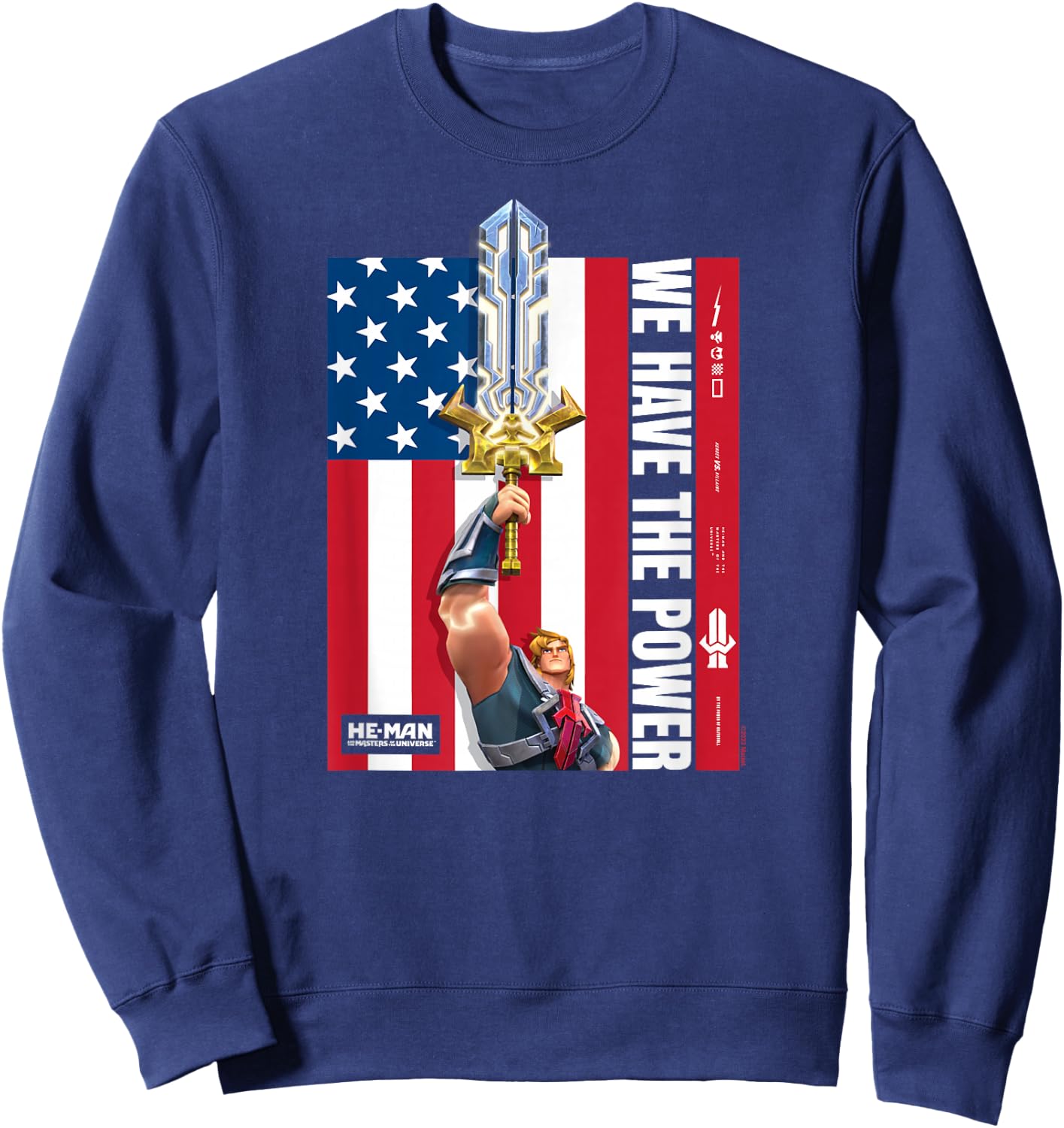 Masters of The Universe - We Have The Power Sweatshirt - Sweatshirt | Navy