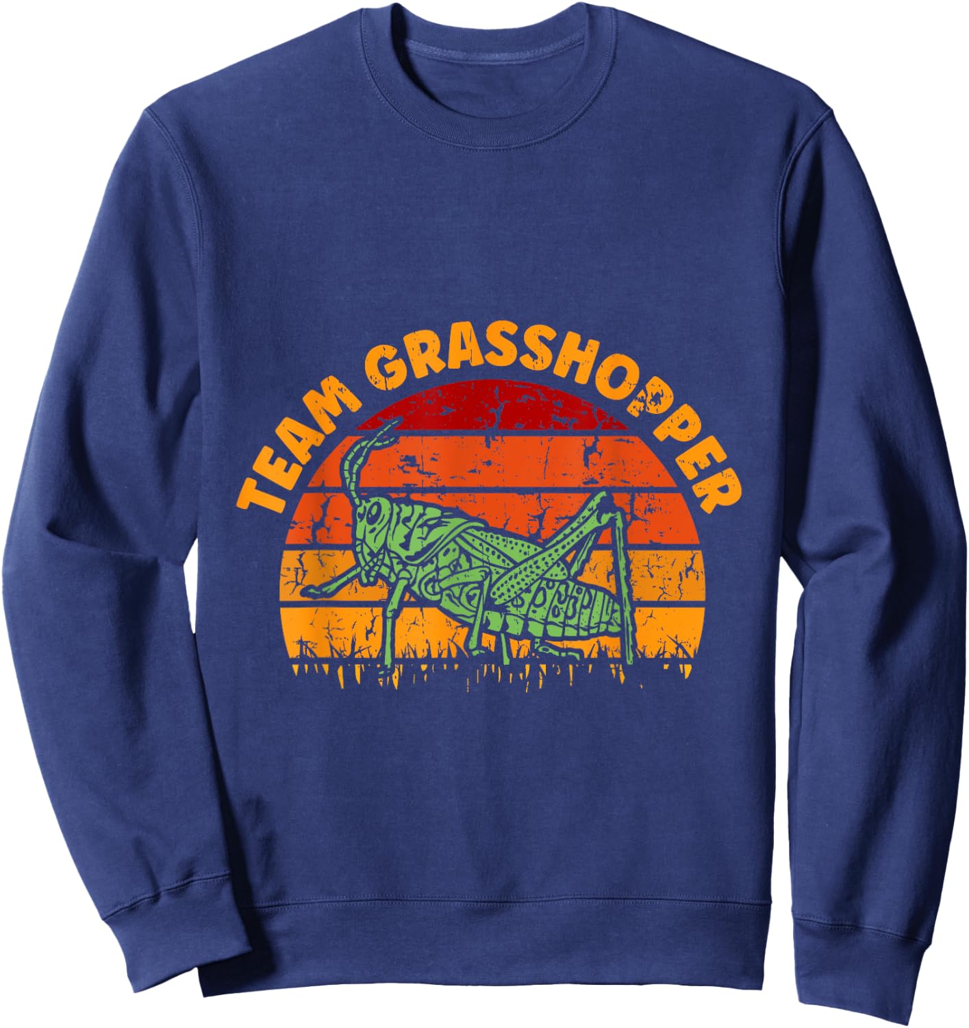 Retro Team Grasshopper Sweatshirt - Sweatshirt | Navy