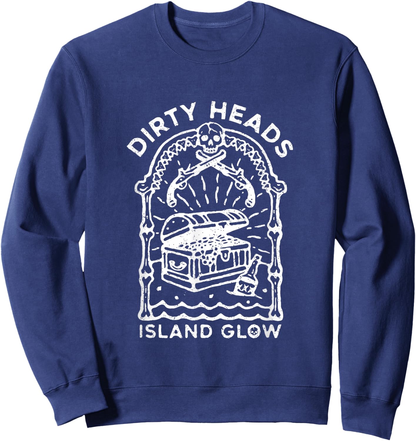 Heads Dirty Island Glow Apparel Sweatshirt - Sweatshirt | Navy