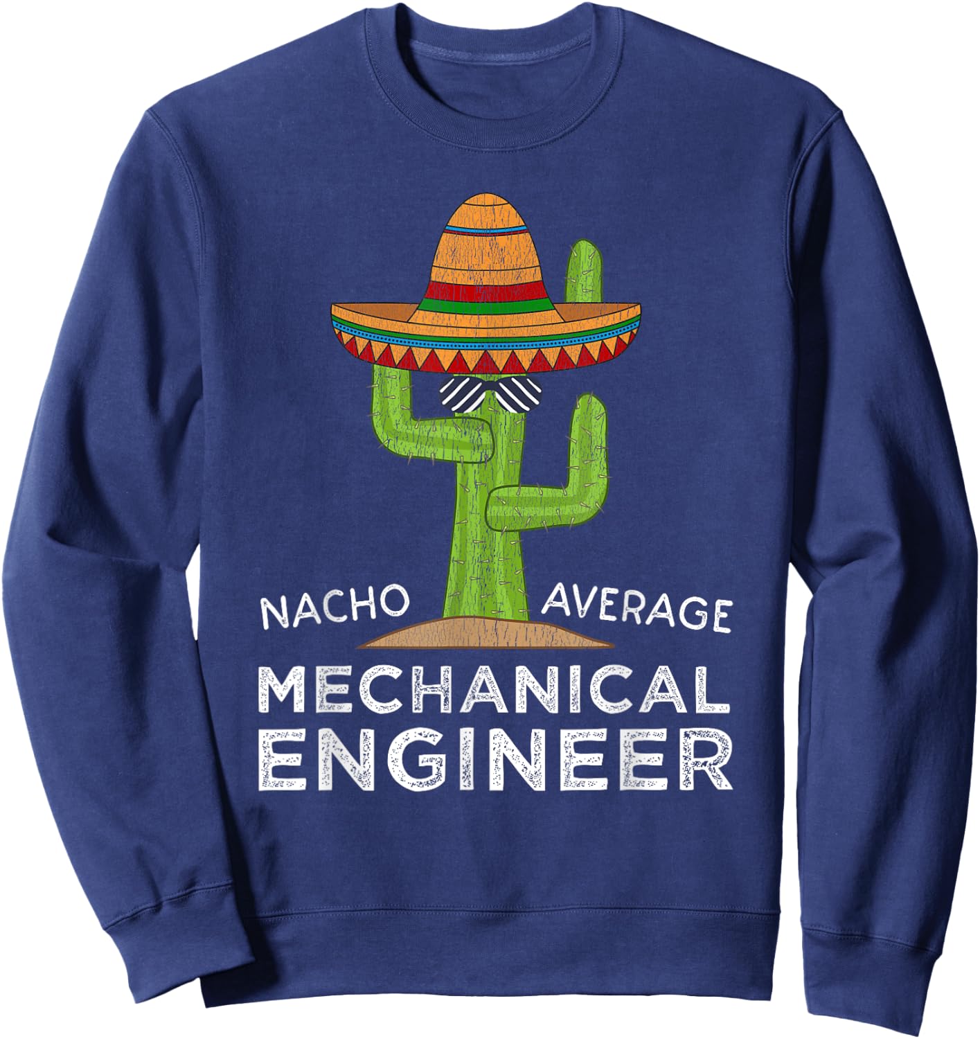 Funny Mechanical Engineer Engineering Sweatshirt - Sweatshirt | Navy