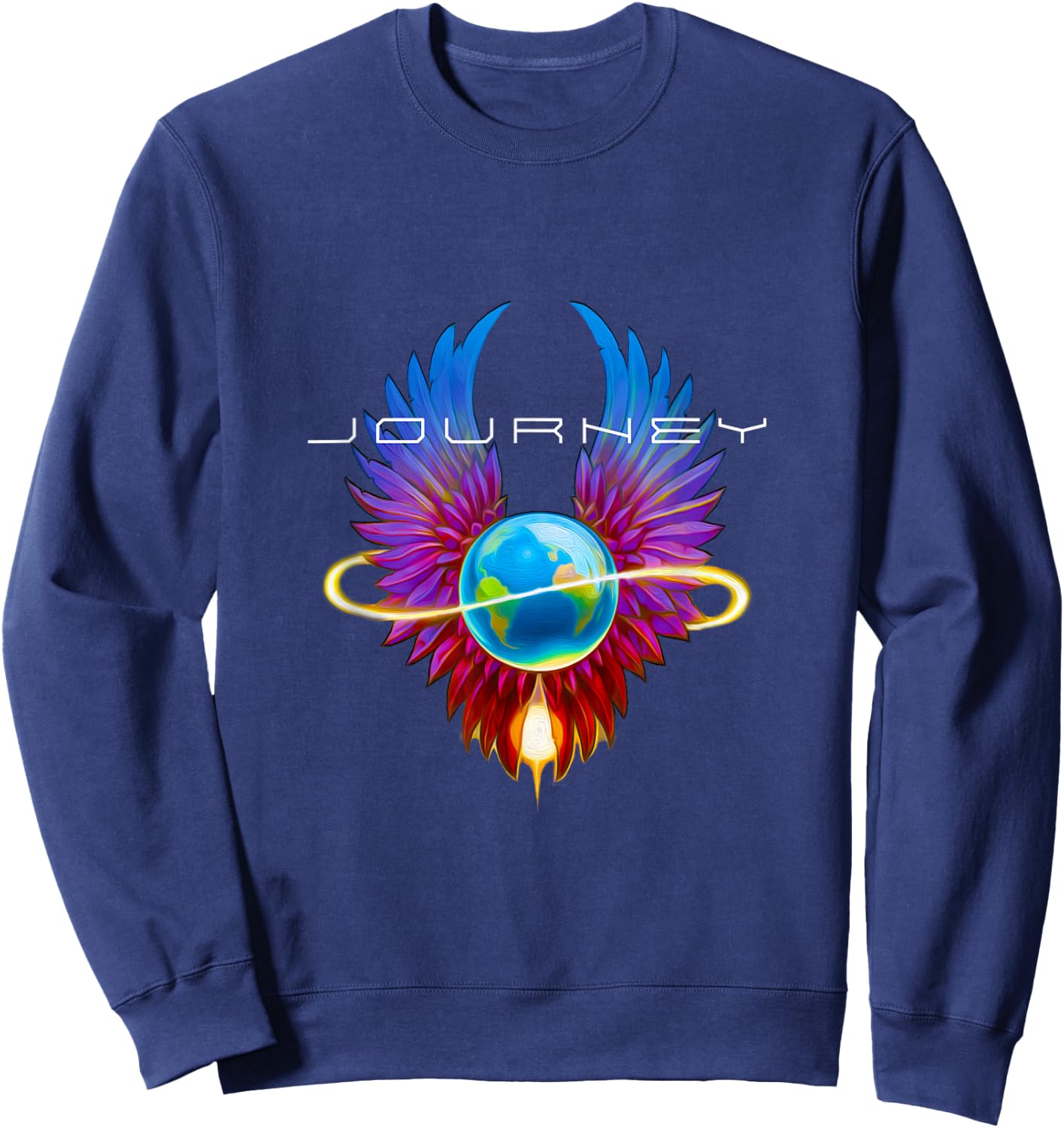 Journey Official Infinity Wings Sweatshirt - Sweatshirt | Navy
