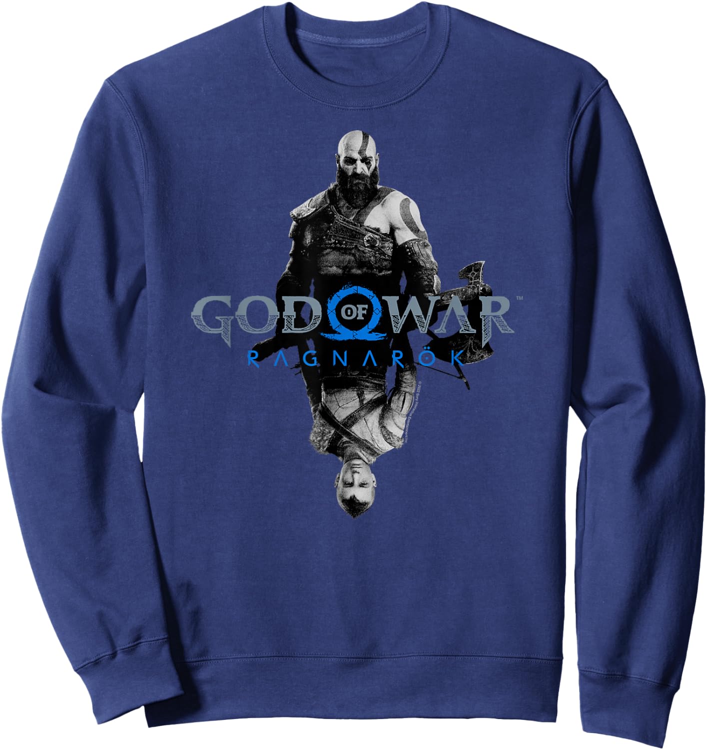 God of War: Ragnarok Kratos and Atreus Sweatshirt - Sweatshirt | Navy