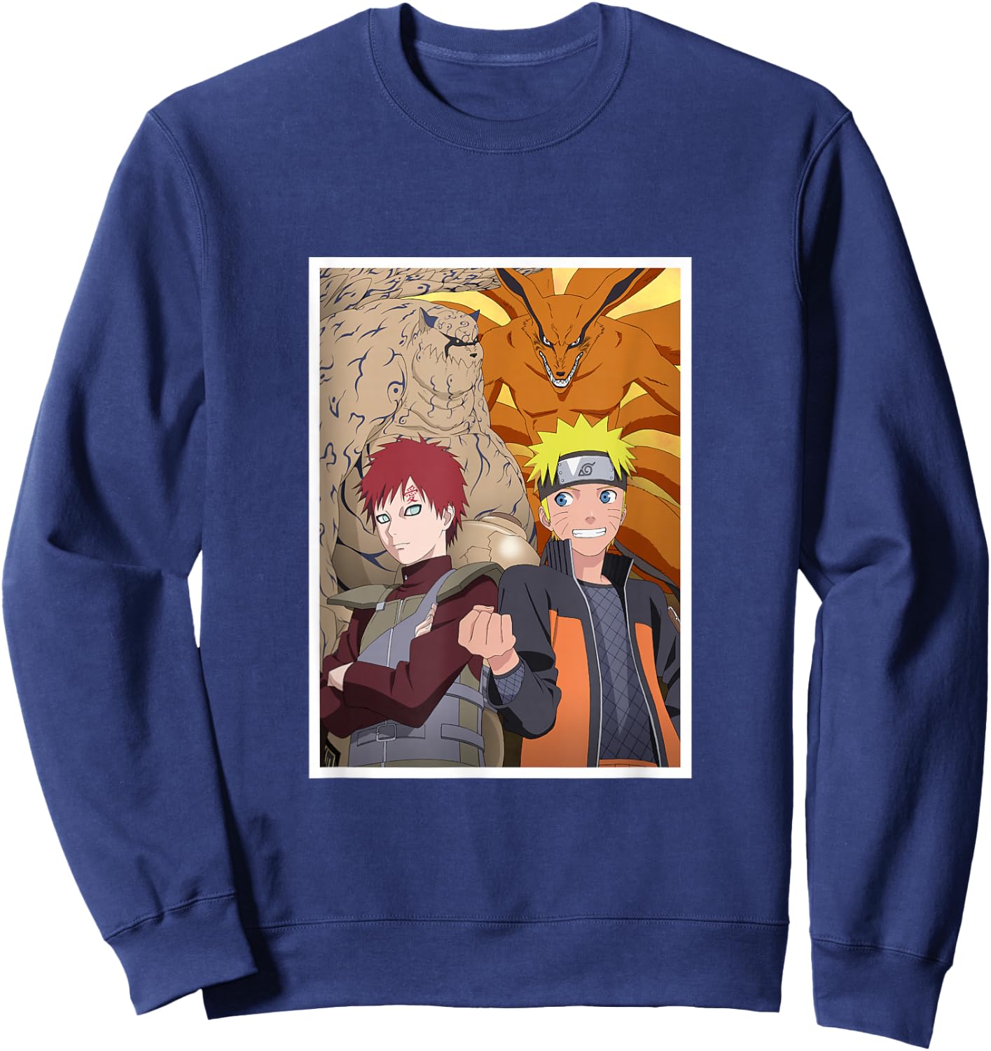 he Uzumaki, Gaara, Kurama, Shukaku Sweatshirt - Sweatshirt | Navy
