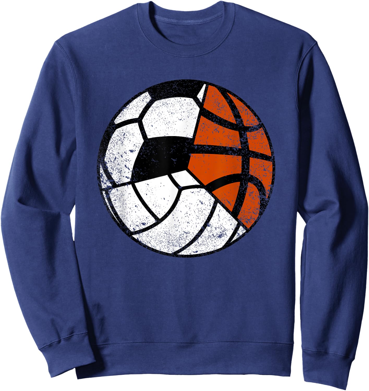 Volleyball Soccer Basketball Player Funny Ball Sport Sweatshirt - Sweatshirt | Navy