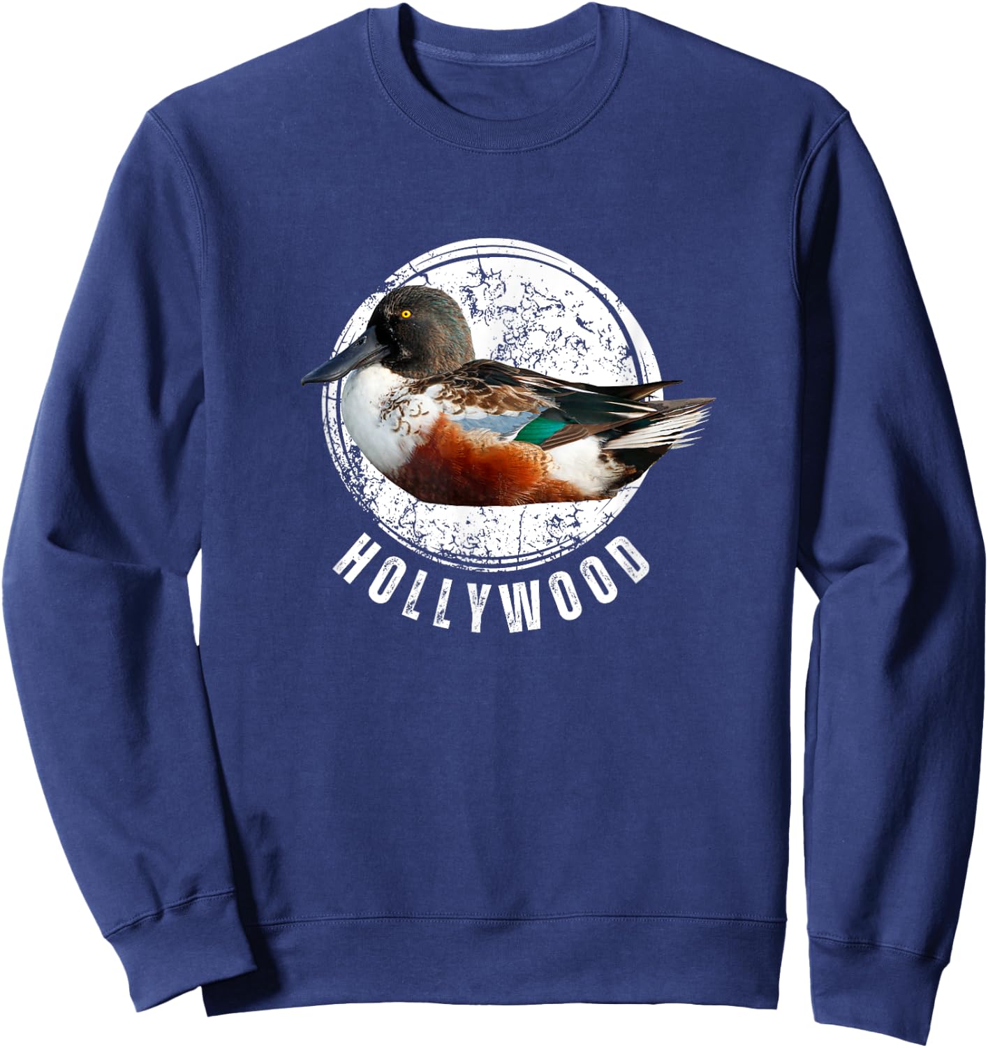Duck Hunting Shirt Shoveler Hollywood Spoonie Mallard Sweatshirt - Sweatshirt | Navy