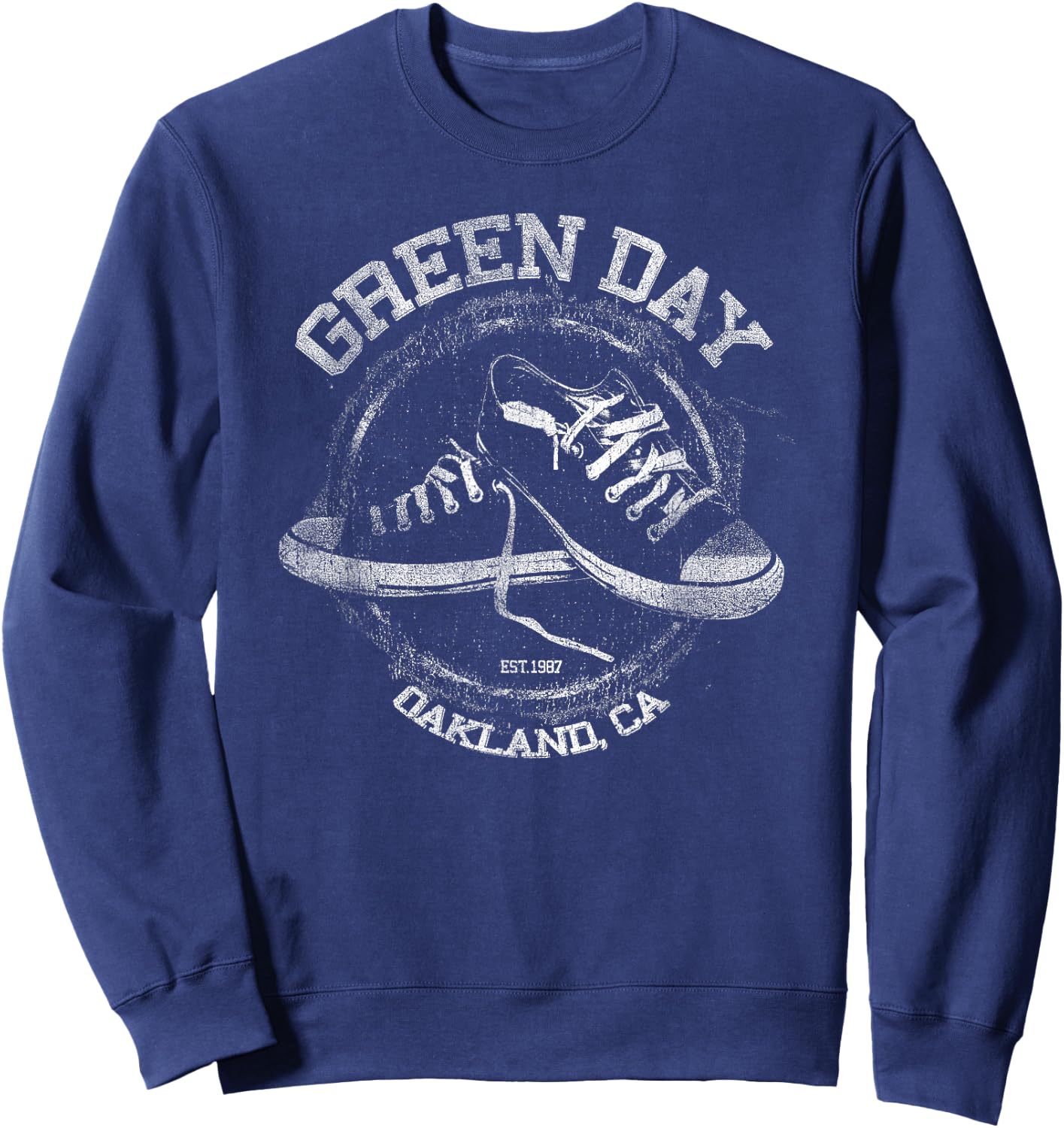 Green Day Allstar Sweatshirt - Sweatshirt | Navy