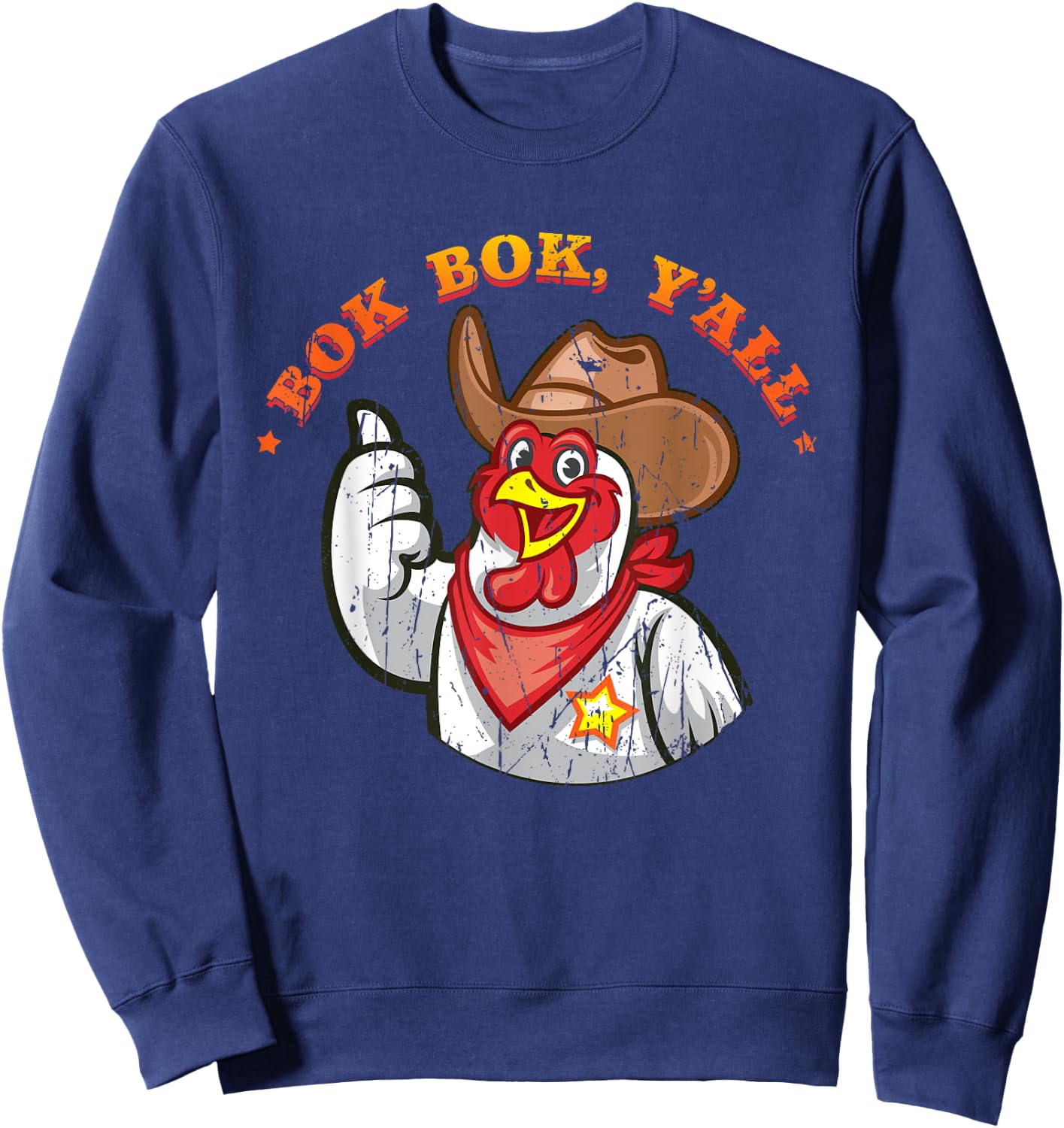 Bok bok, y'all - Chickens Sweatshirt - Sweatshirt | Navy