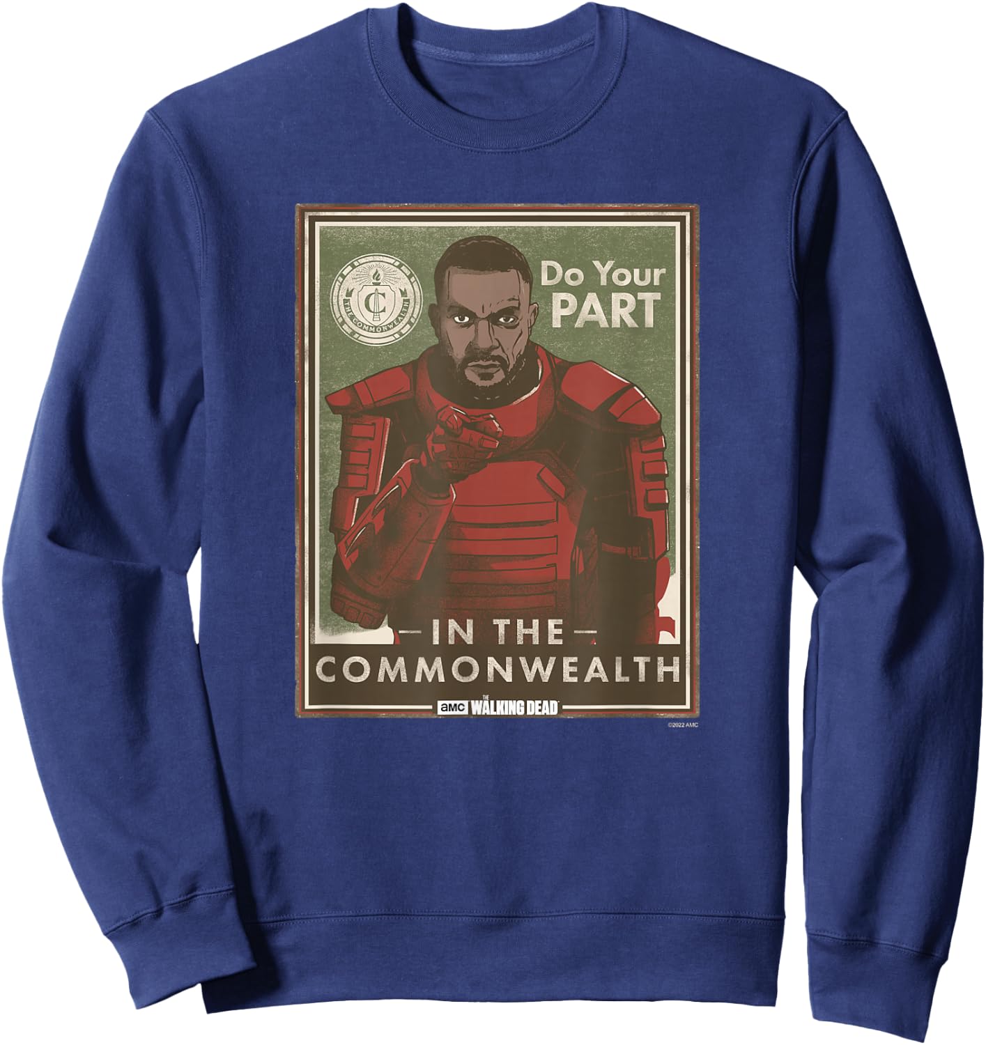 The Walking Dead Mercer Sweatshirt - Sweatshirt | Navy