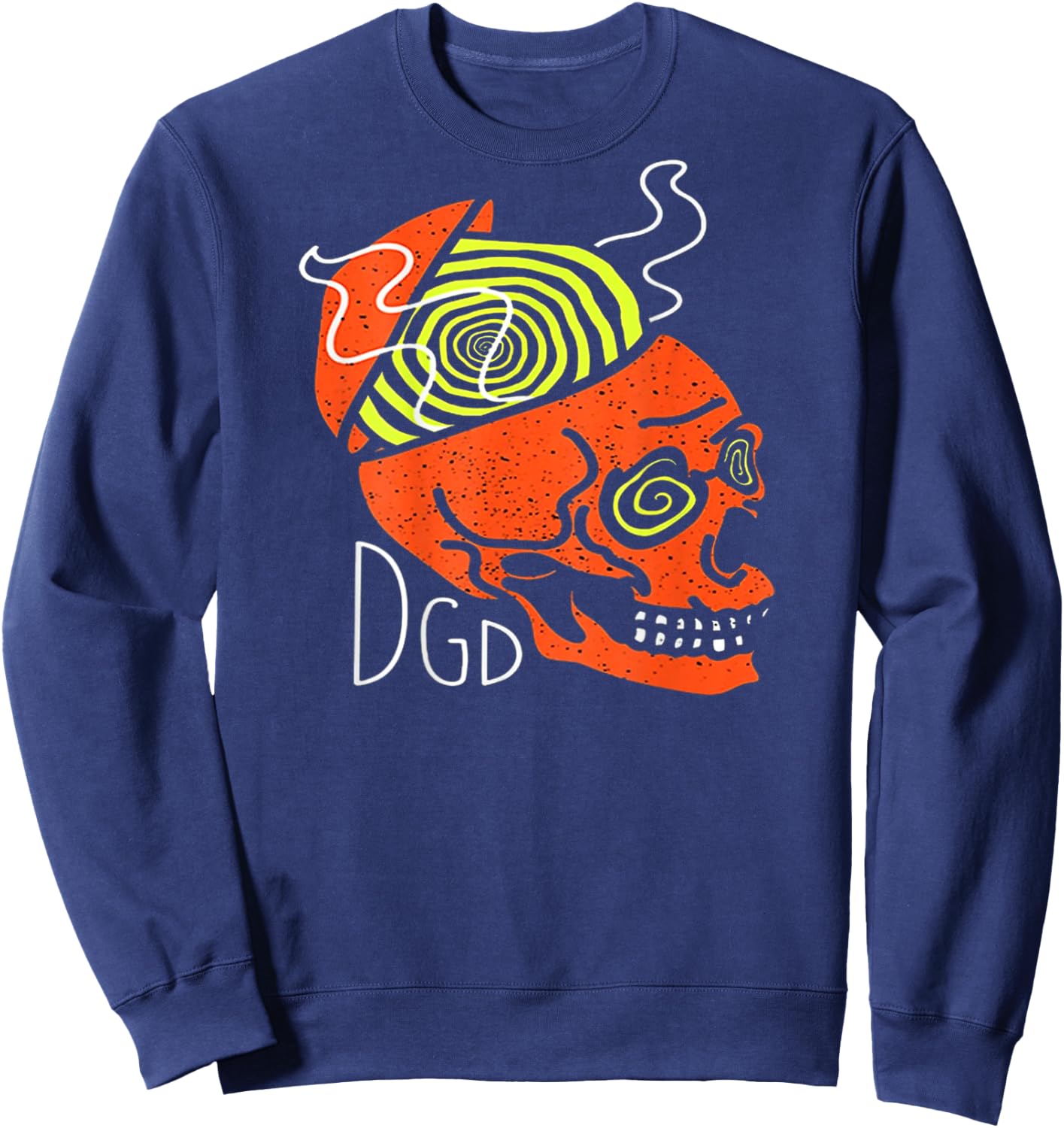Dance Gavin Dance merch - Dance Gavin Dance - DESIGN ON BACK Sweatshirt - Sweatshirt | Navy