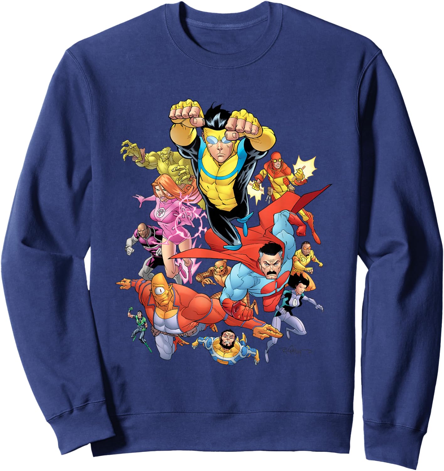 Invincible - Universe Sweatshirt - Sweatshirt | Navy