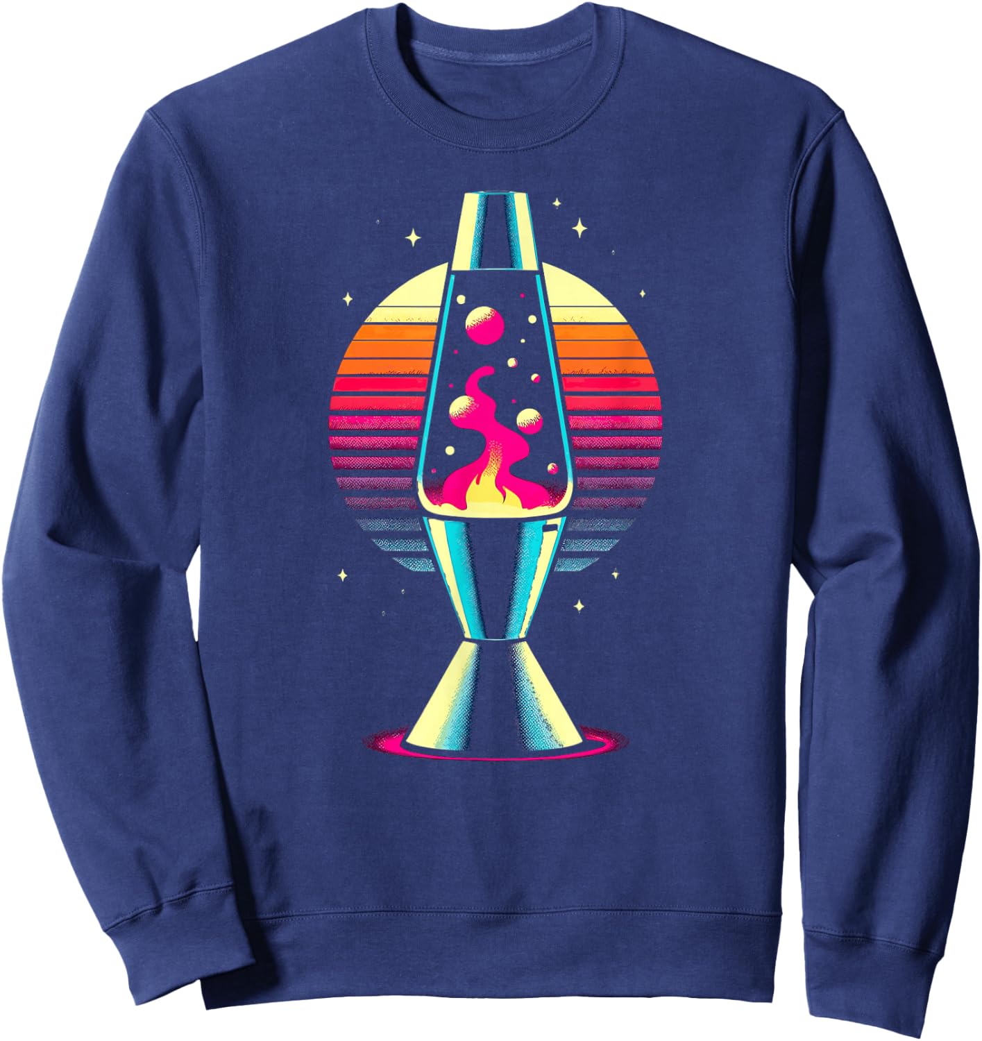 Lava Lamp Retro Sweatshirt - Sweatshirt | Navy