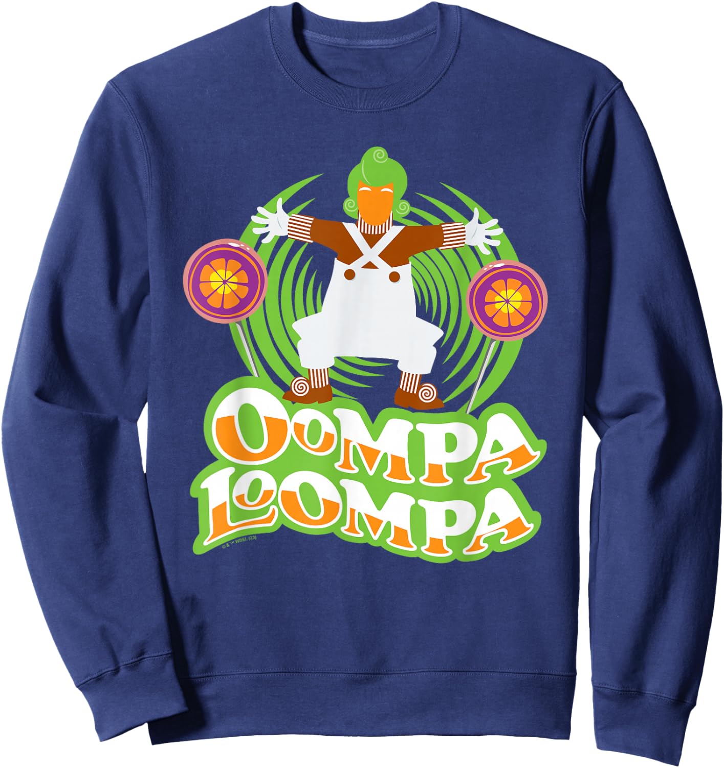 Willy Wonka & The Chocolate Factory - Oompa Loompa Sweatshirt - Sweatshirt | Navy