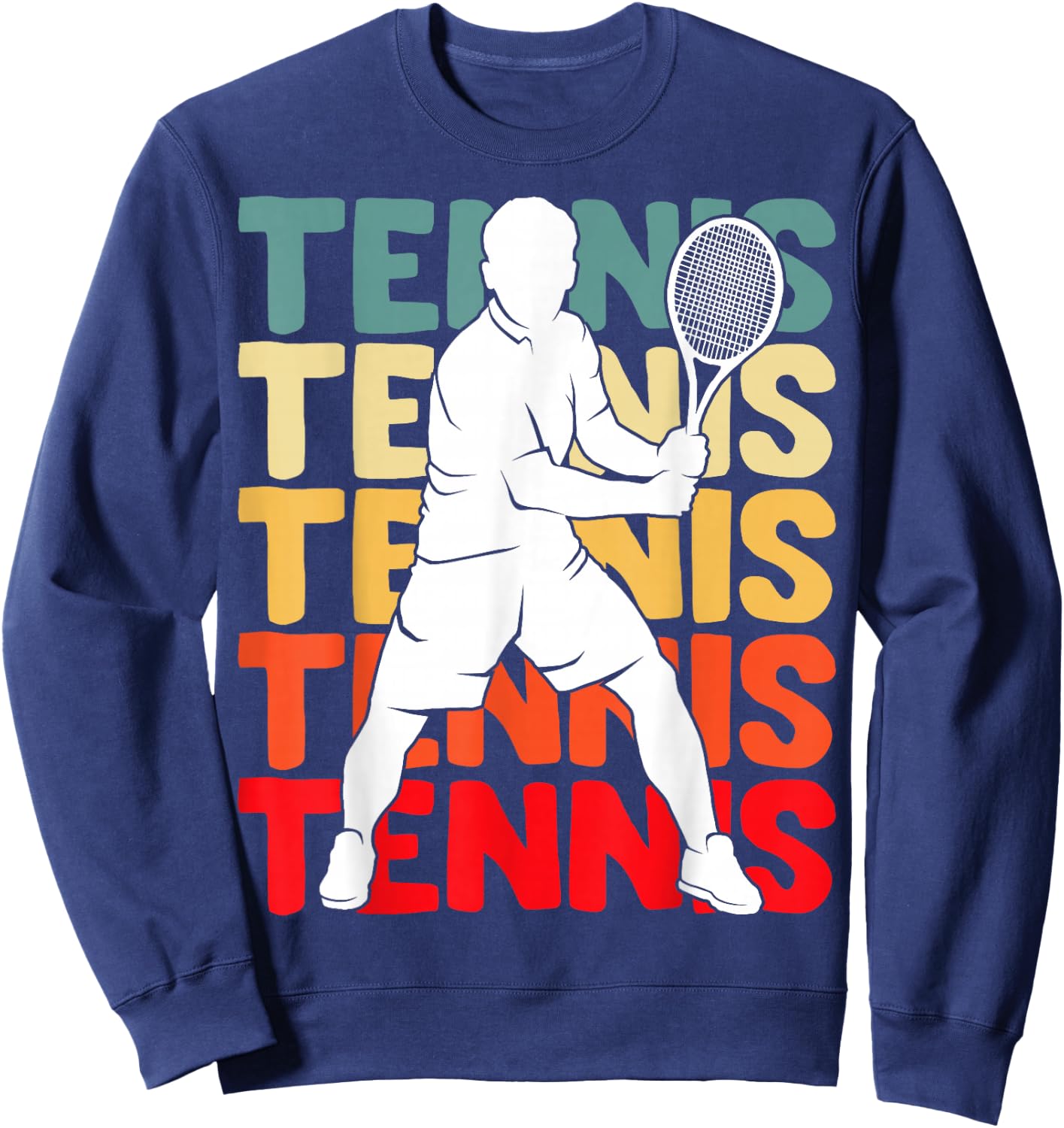 Tennis Youth Men Boys Kids Sweatshirt - Sweatshirt | Navy