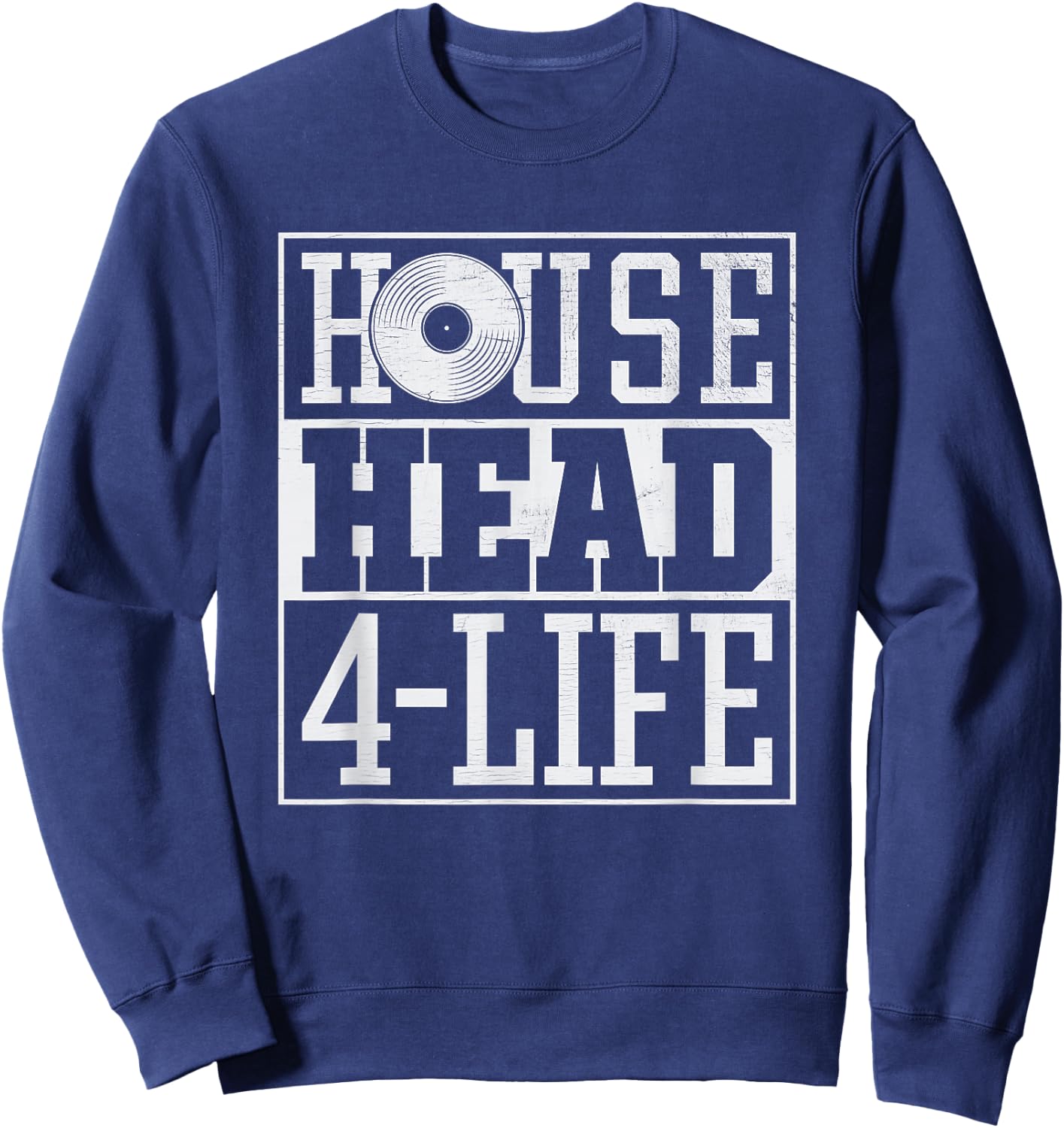 Househead - House Music EDM DJ Rave Festival Sweatshirt - Sweatshirt | Navy