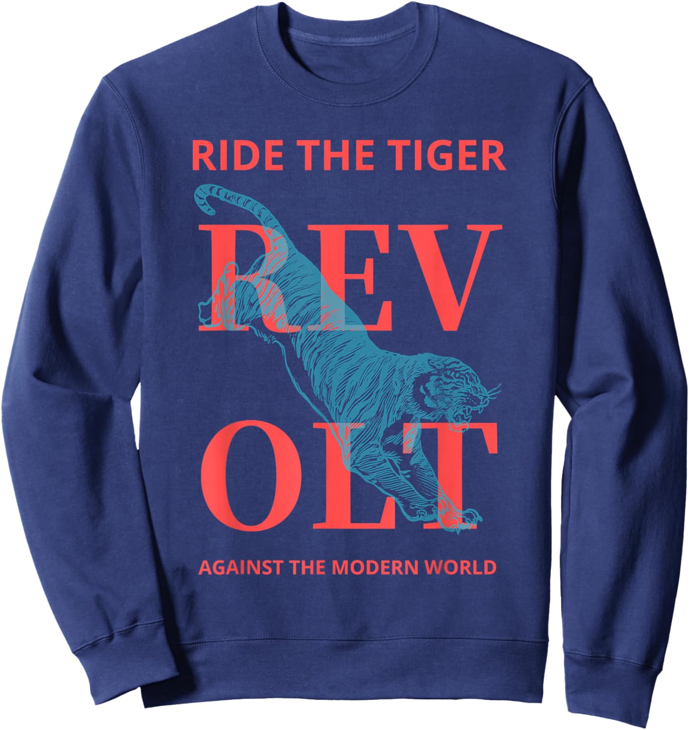 Revolt Against the Modern World Julius Evola Sweatshirt - Sweatshirt | Navy