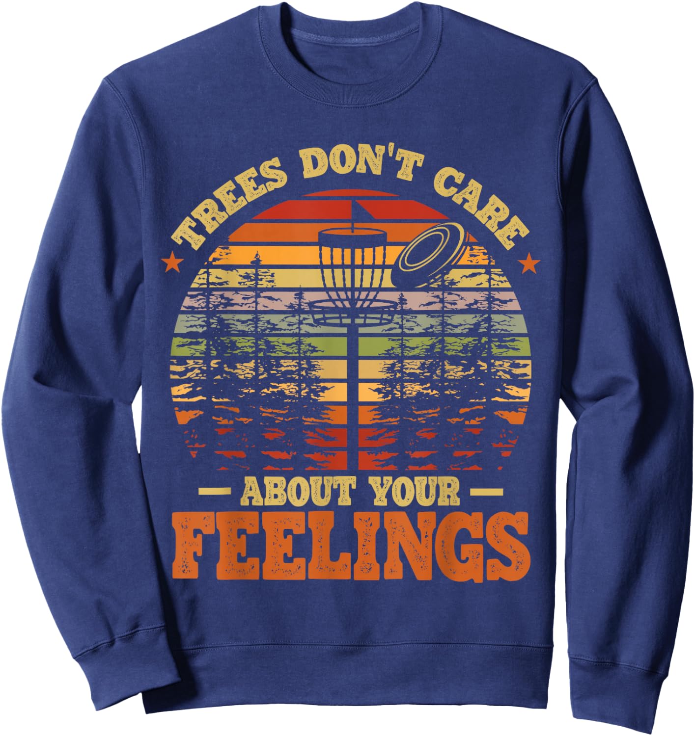 Frisbee Golf Disc Golf Funny Sweatshirt - Sweatshirt | Navy