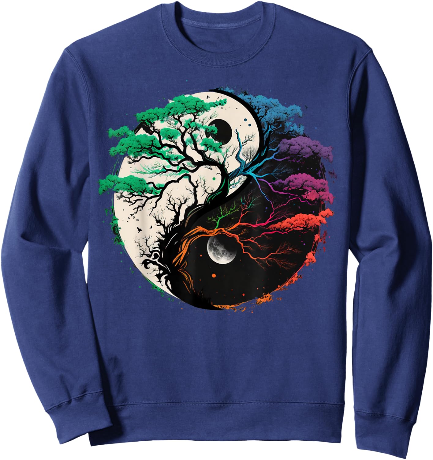 Yin Yang Tree of Life Sweatshirt - Sweatshirt | Navy