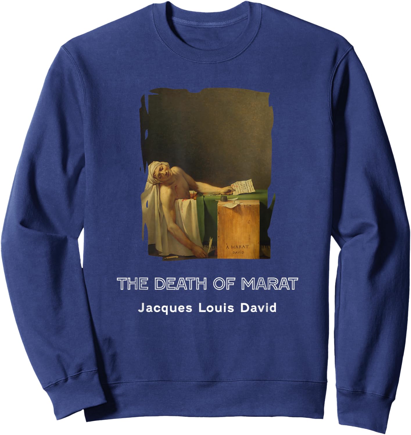 The Death Of Marat Sweatshirt - Sweatshirt | Navy