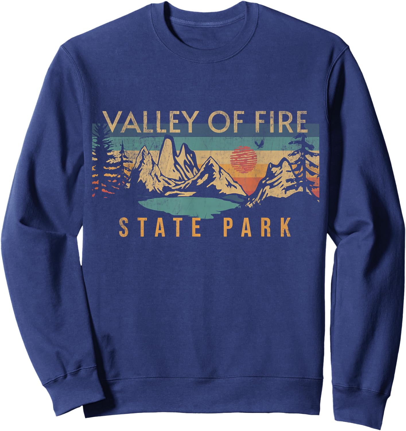 Valley Of Fire State Park Sweatshirt - Sweatshirt | Navy