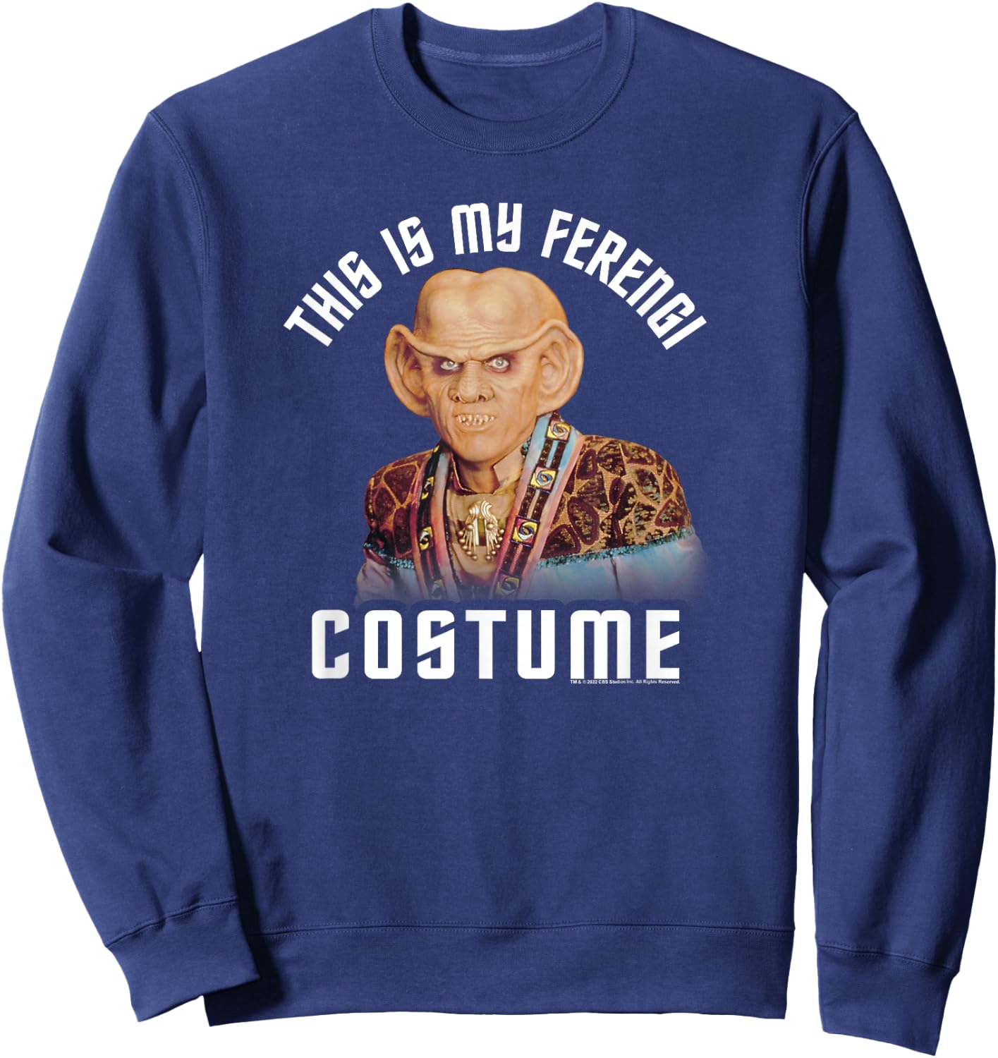 Star Trek Halloween This Is My Ferengi Costume Sweatshirt - Sweatshirt | Navy