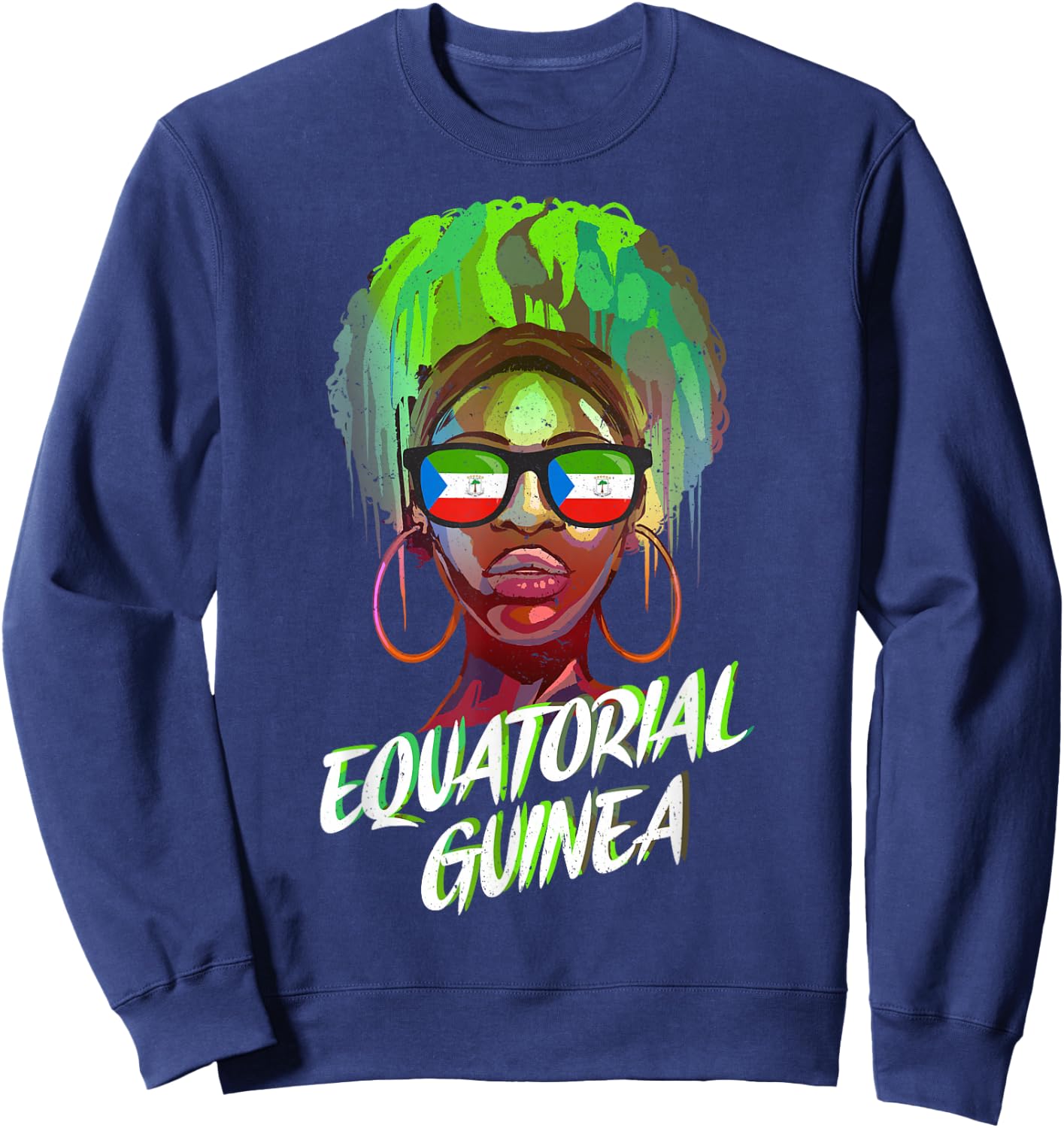 Equatorial Guinea Sweatshirt - Sweatshirt | Navy