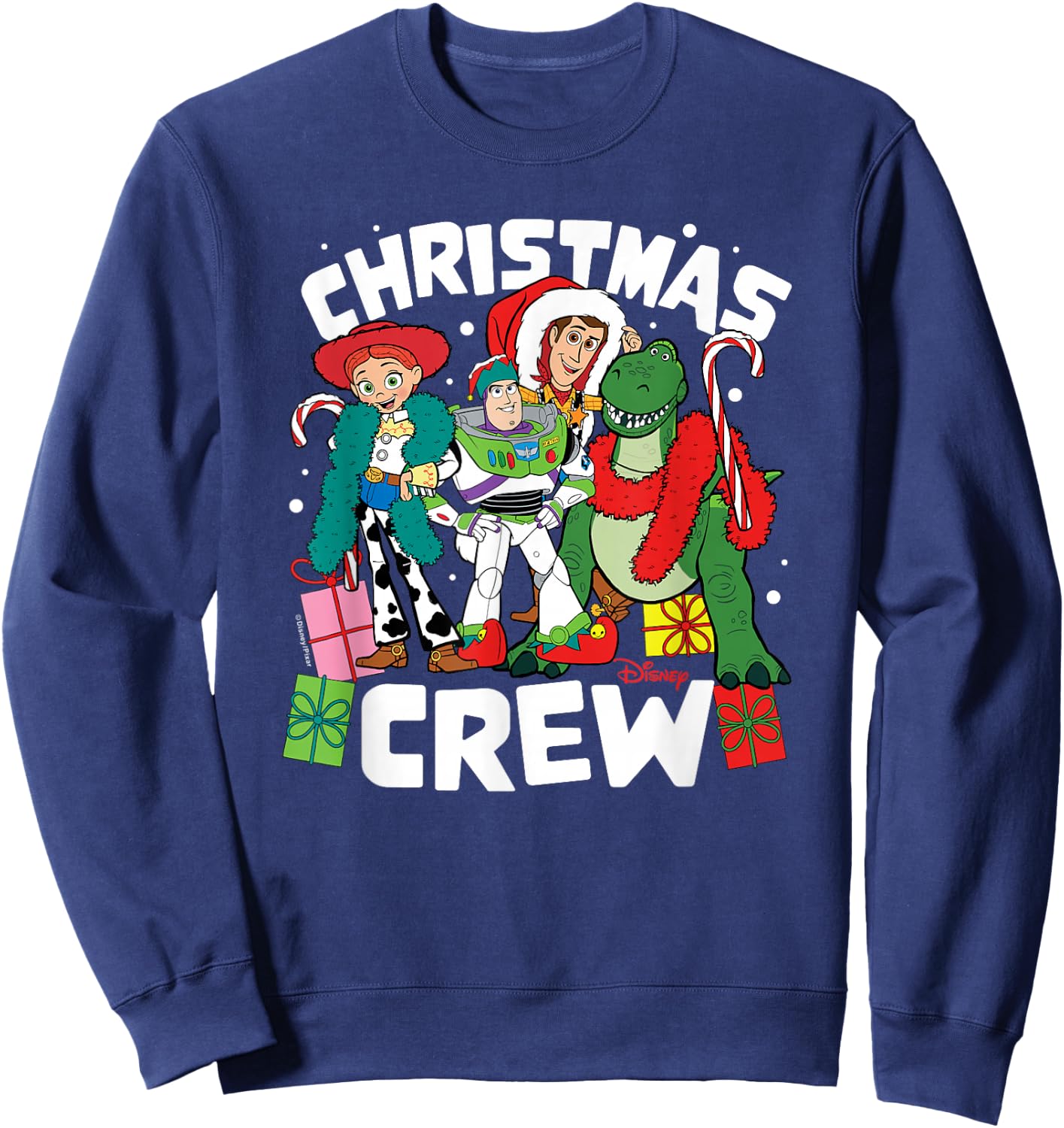Toy Story 4 - Christmas Crew Sweatshirt - Sweatshirt | Navy