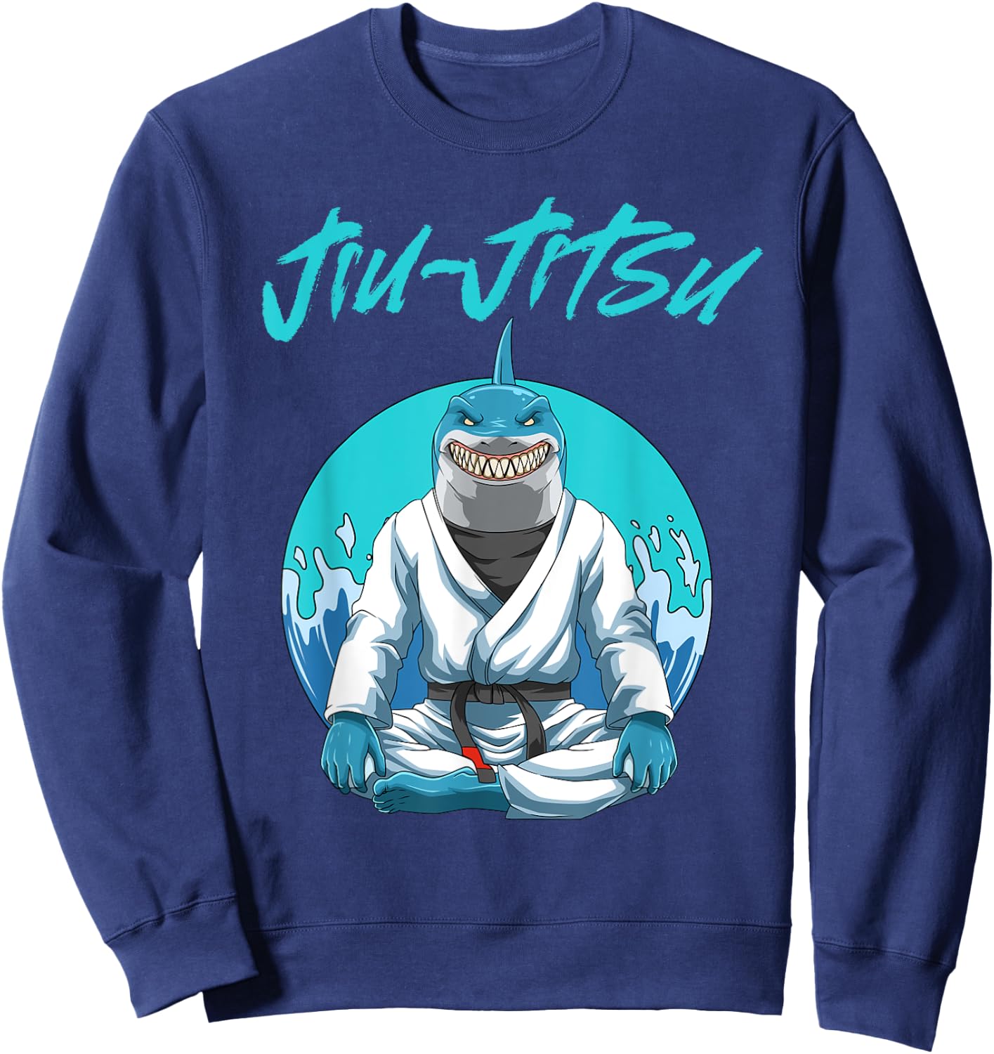BJJ Hai - Brazilian Jiu-Jitsu and Grappling Sweatshirt - Sweatshirt | Navy