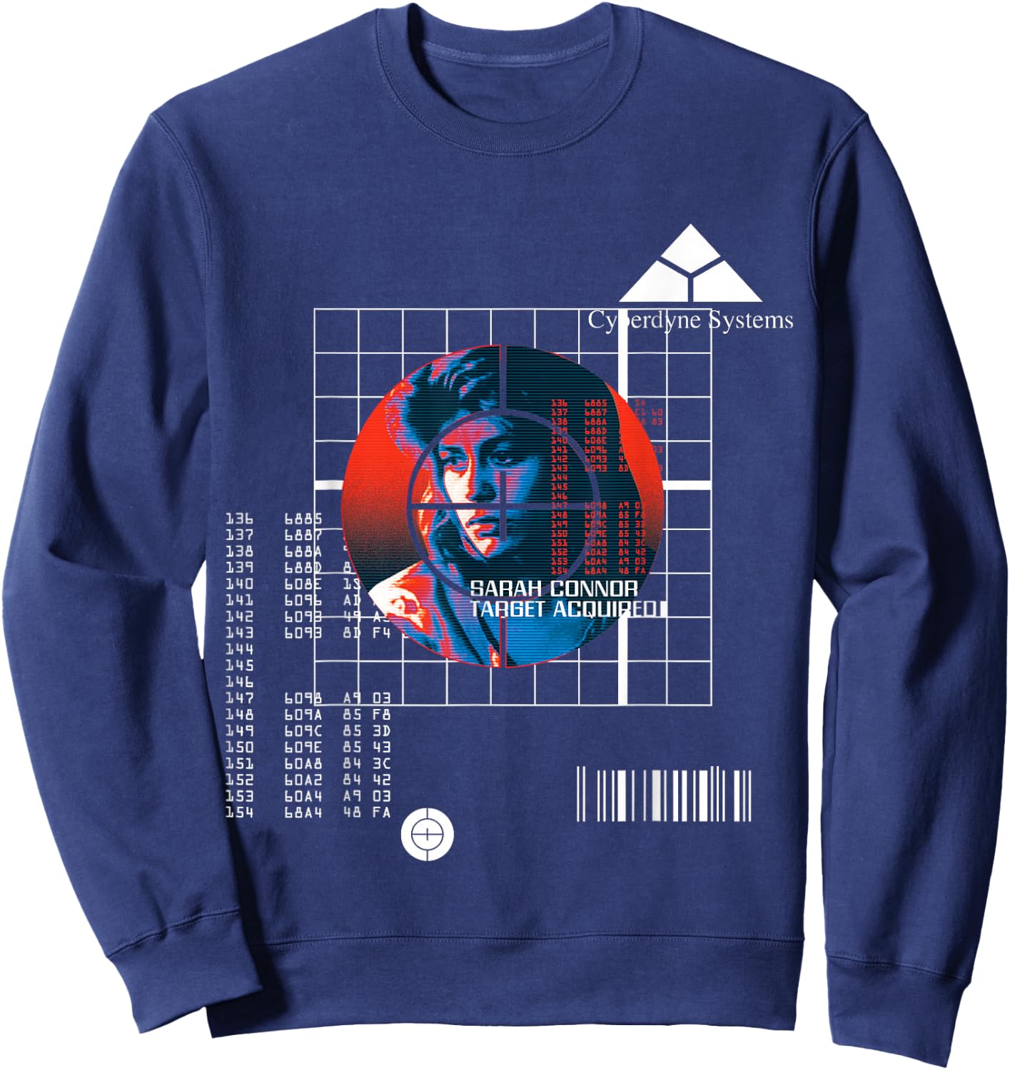 Terminator Sarah Connor Target Acquired Sweatshirt - Sweatshirt | Navy