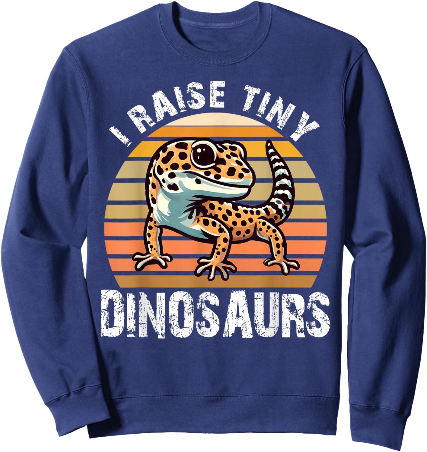 Leopard Gecko Kids Boys Youth Girls Men Sweatshirt - Sweatshirt | Navy