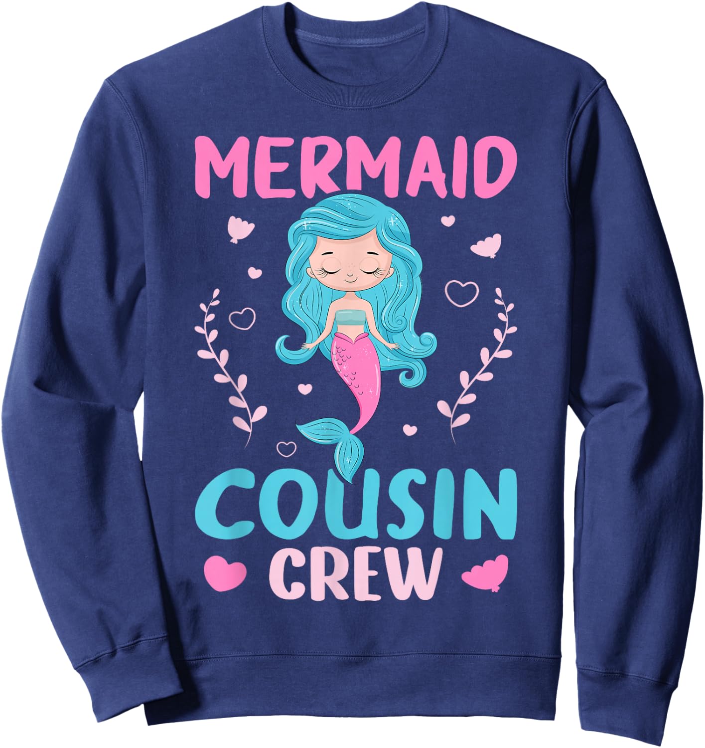 Mermaid Cousin Crew Sweatshirt - Sweatshirt | Navy