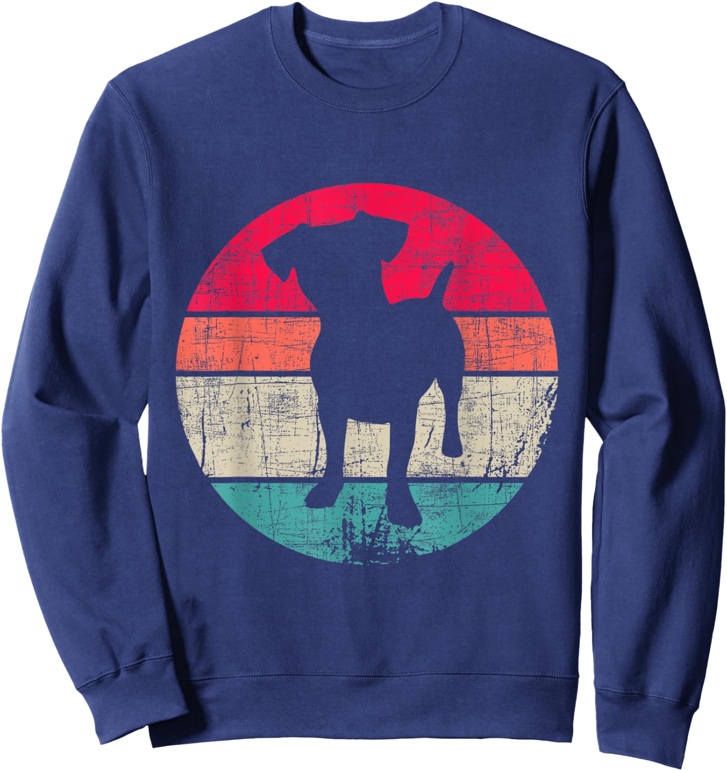 Vintage Jack Russell Terrier Dog - Pet Owner Animal Lover Sweatshirt - Sweatshirt | Navy