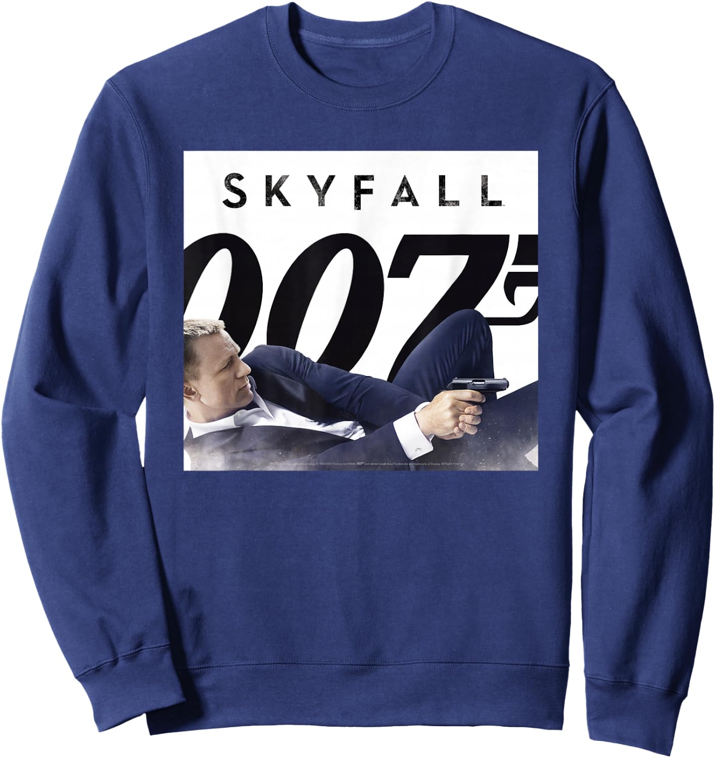 Official James Bond 007 Skyfall Sweatshirt - Sweatshirt | Navy