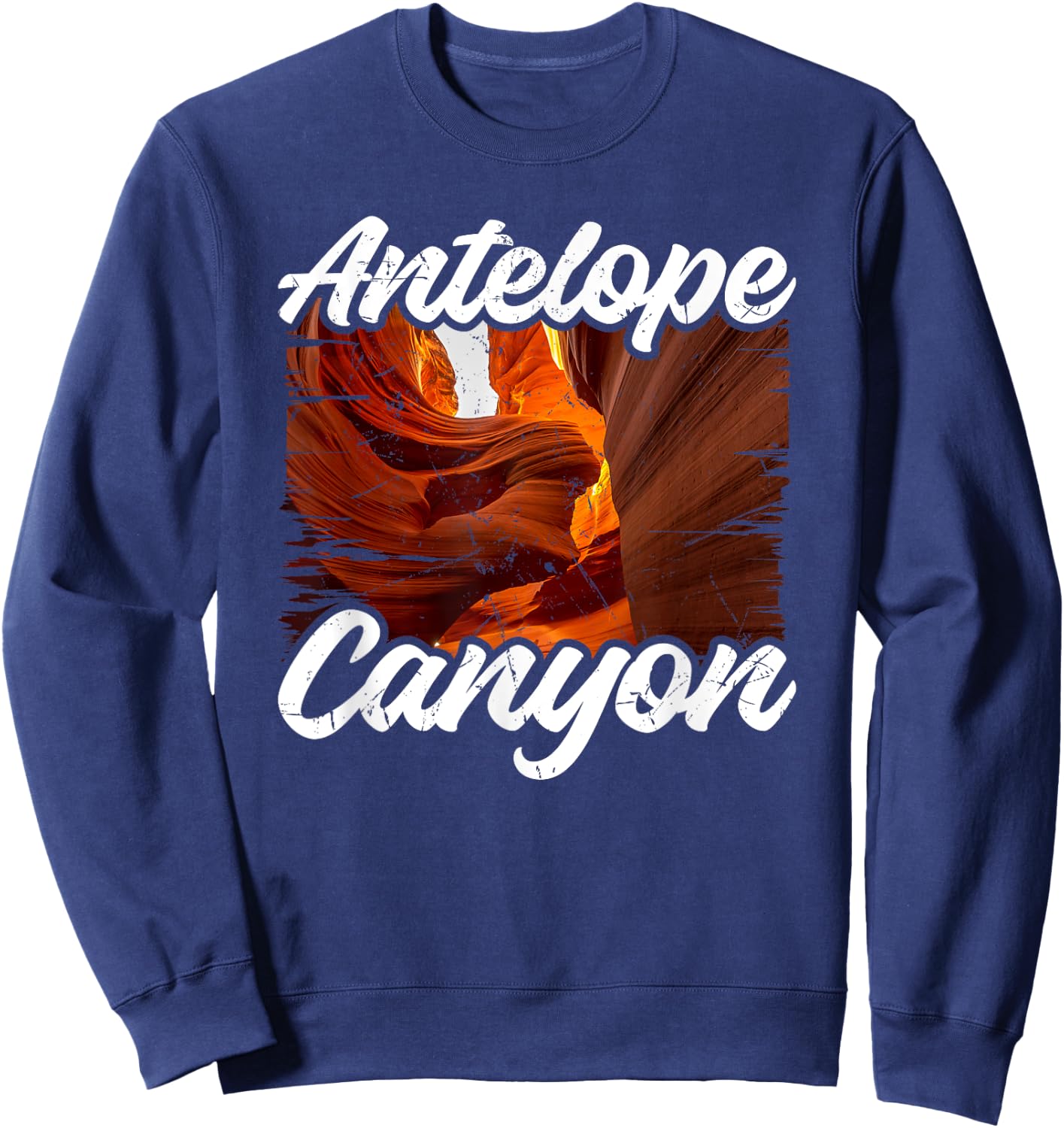 Antelope Canyon Arizona Tourist Souvenir Family Vacation Sweatshirt - Sweatshirt | Navy