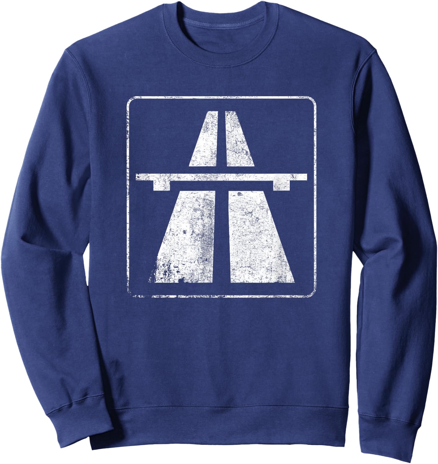 German Autobahn Car Racing Racing Tuning Sweatshirt - Sweatshirt | Navy