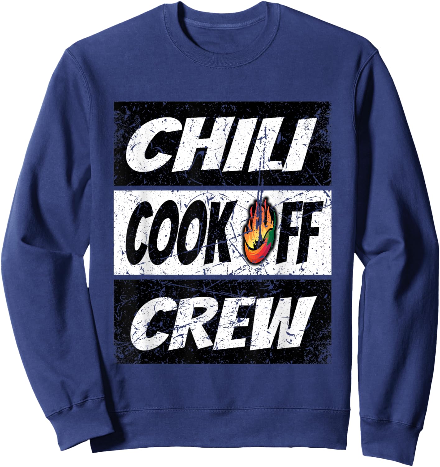 Chili Cook Off Crew Funny Chili Cook Off Men Women Kids Sweatshirt - Sweatshirt | Navy