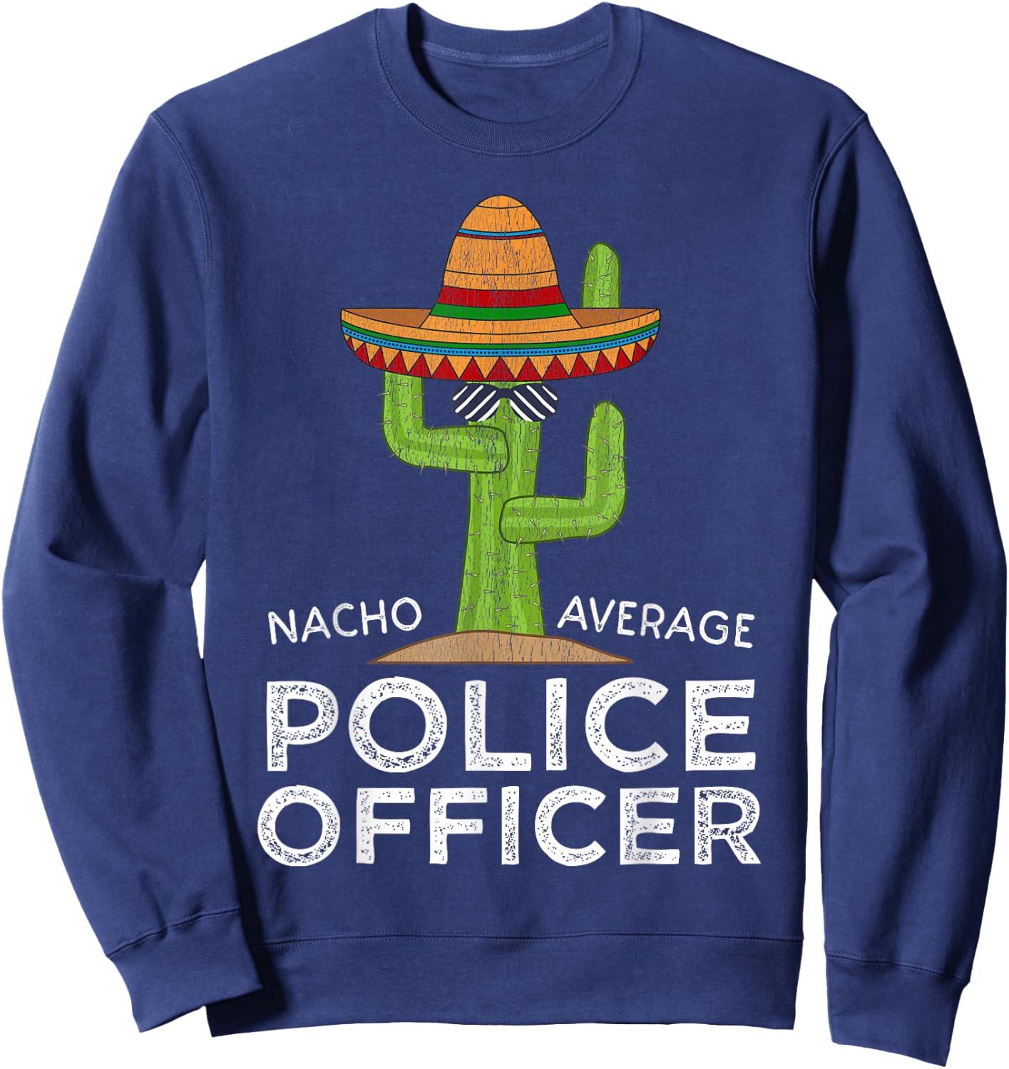 Funny Cop Law Enforcement Police Officer Sweatshirt - Sweatshirt | Navy