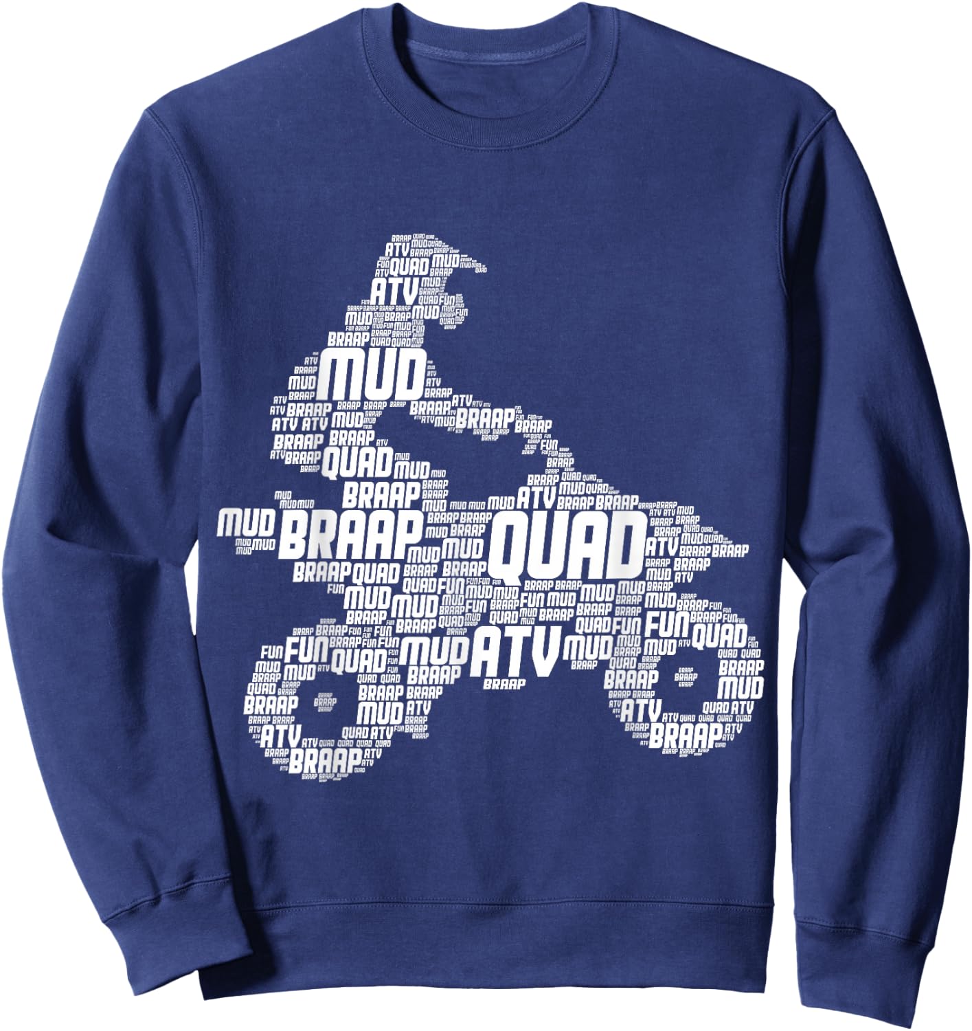 Quad Rider ATV Quad Biker Children Boys Men Sweatshirt - Sweatshirt | Navy