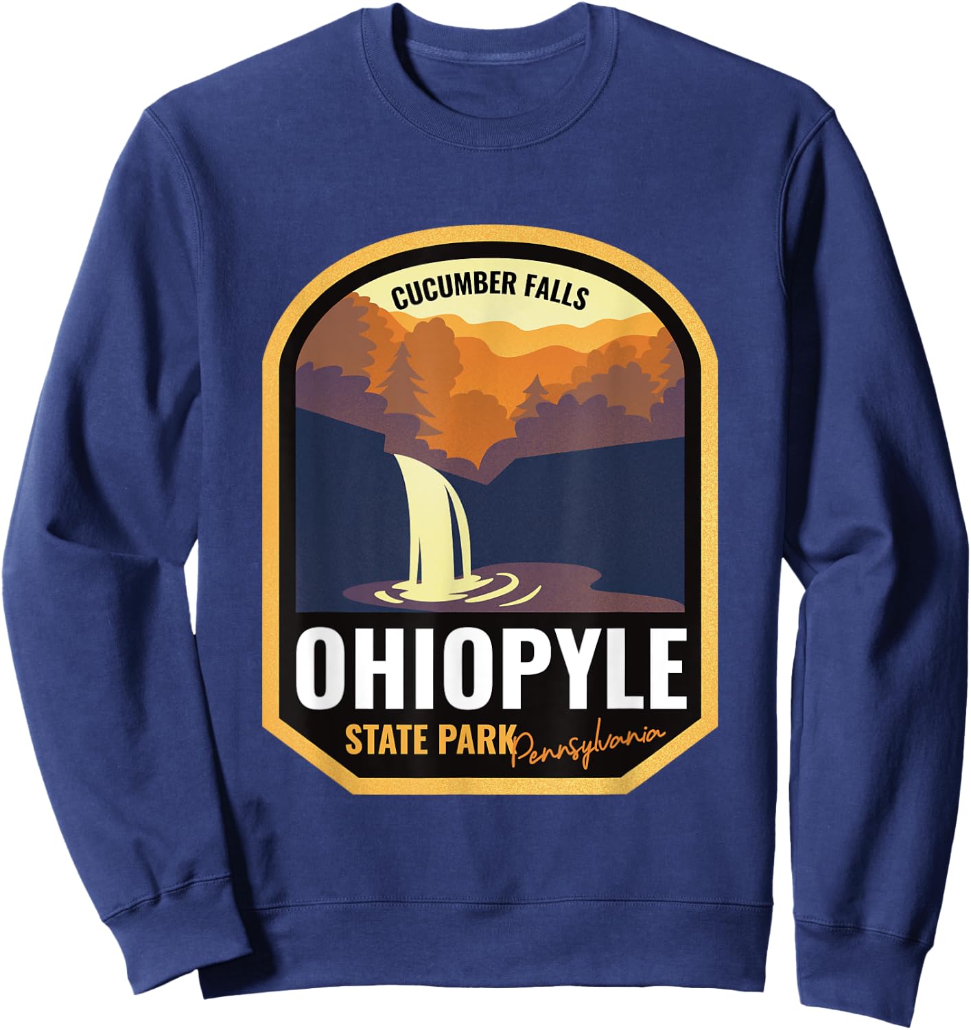 Ohiopyle State Park Pennsylvania Sweatshirt - Sweatshirt | Navy