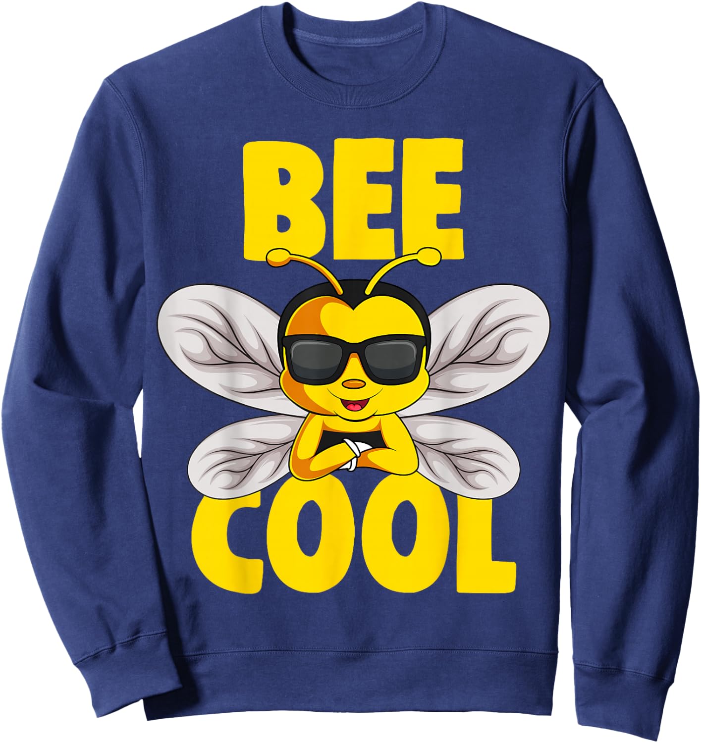 Bee Cool Kids Boys Girls Bee Sweatshirt - Sweatshirt | Navy